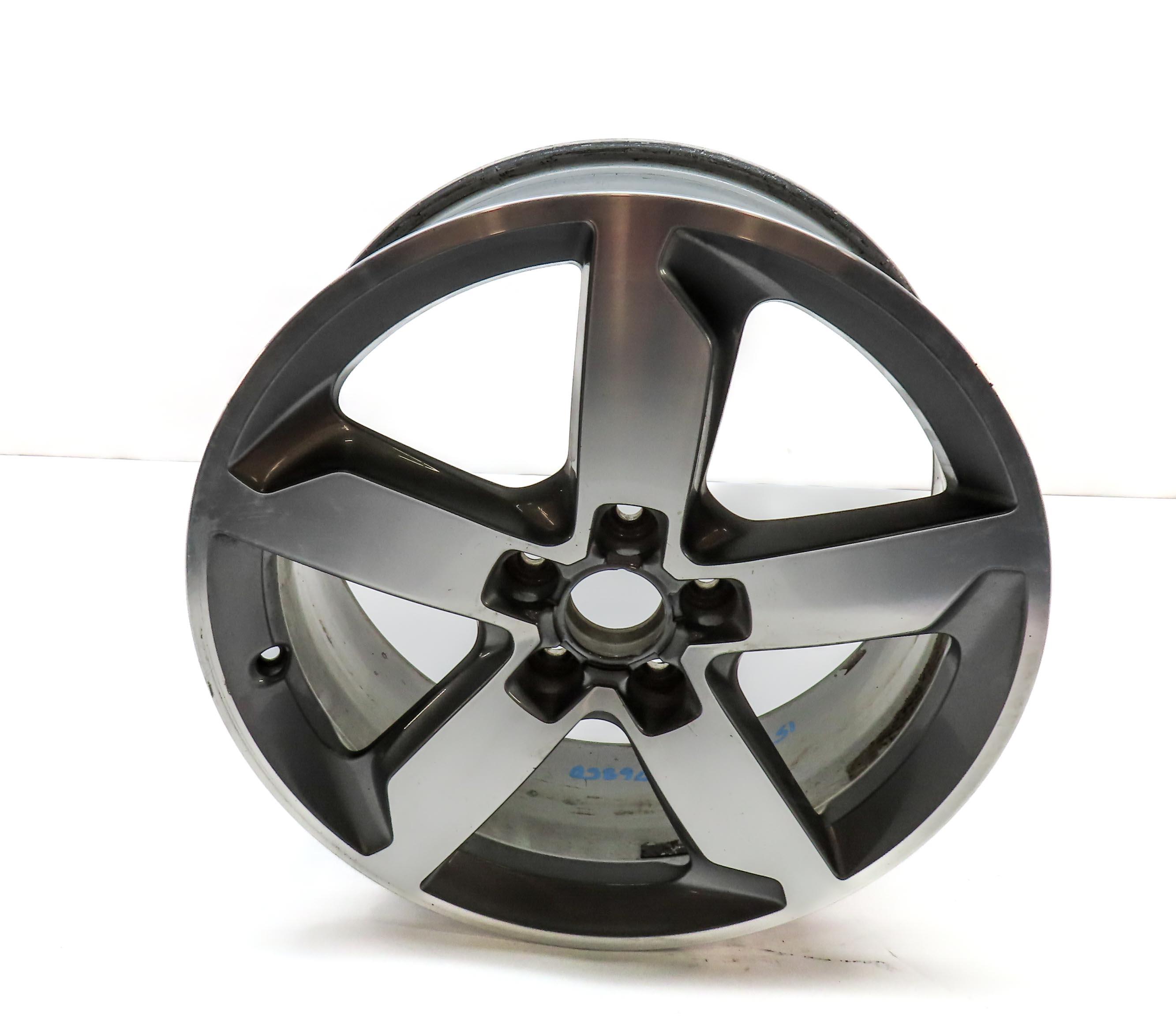 2015-2016 AUDI Q3 (8U) 18x7 5-SPOKE ALUMINUM ALLOY WHEEL RIM (MACHINE FINISH) — exact item pictured