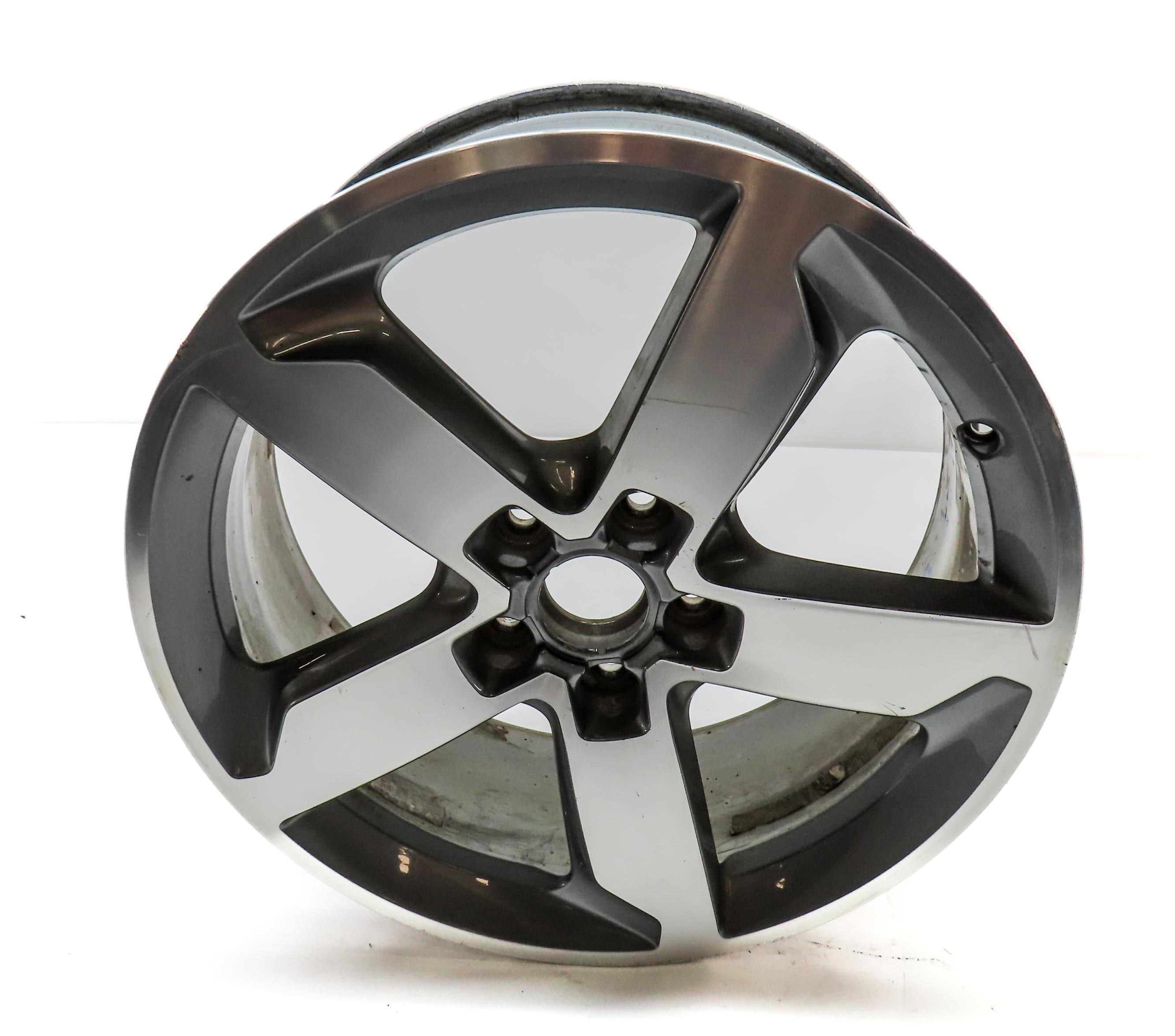 2015-2016 AUDI Q3 (8U) 18x7 5-SPOKE ALUMINUM ALLOY WHEEL RIM (MACHINE FINISH) — exact item pictured