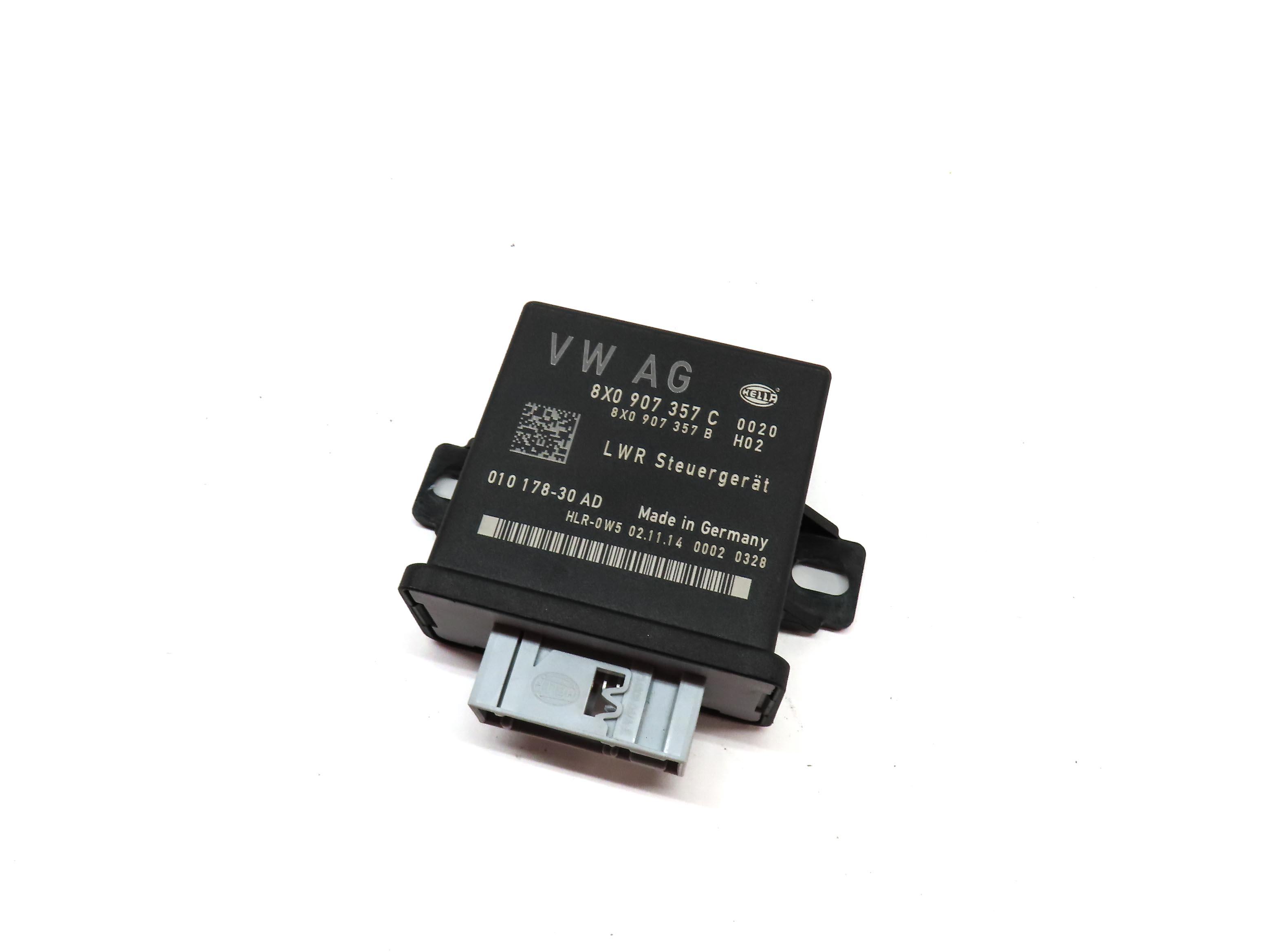 2015 AUDI Q3 (8U) HEADLIGHT HEAD LIGHT LAMP RANGE CONTROL MODULE 8X0907357C — exact item pictured