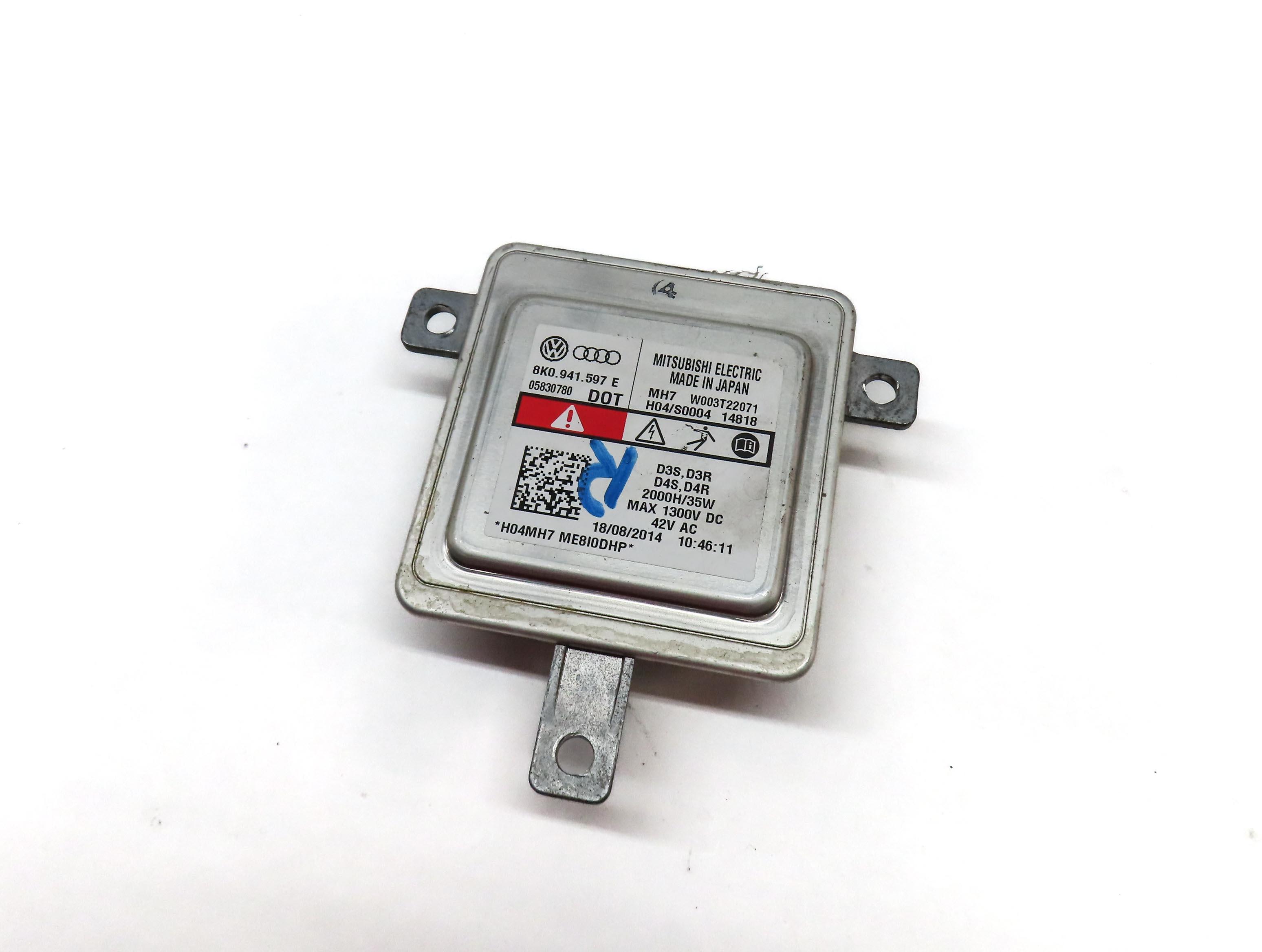 2015 AUDI Q3 (8U) FRONT RIGHT PASSENGER HEADLIGHT HEAD LIGHT LAMP BALLAST — exact item pictured