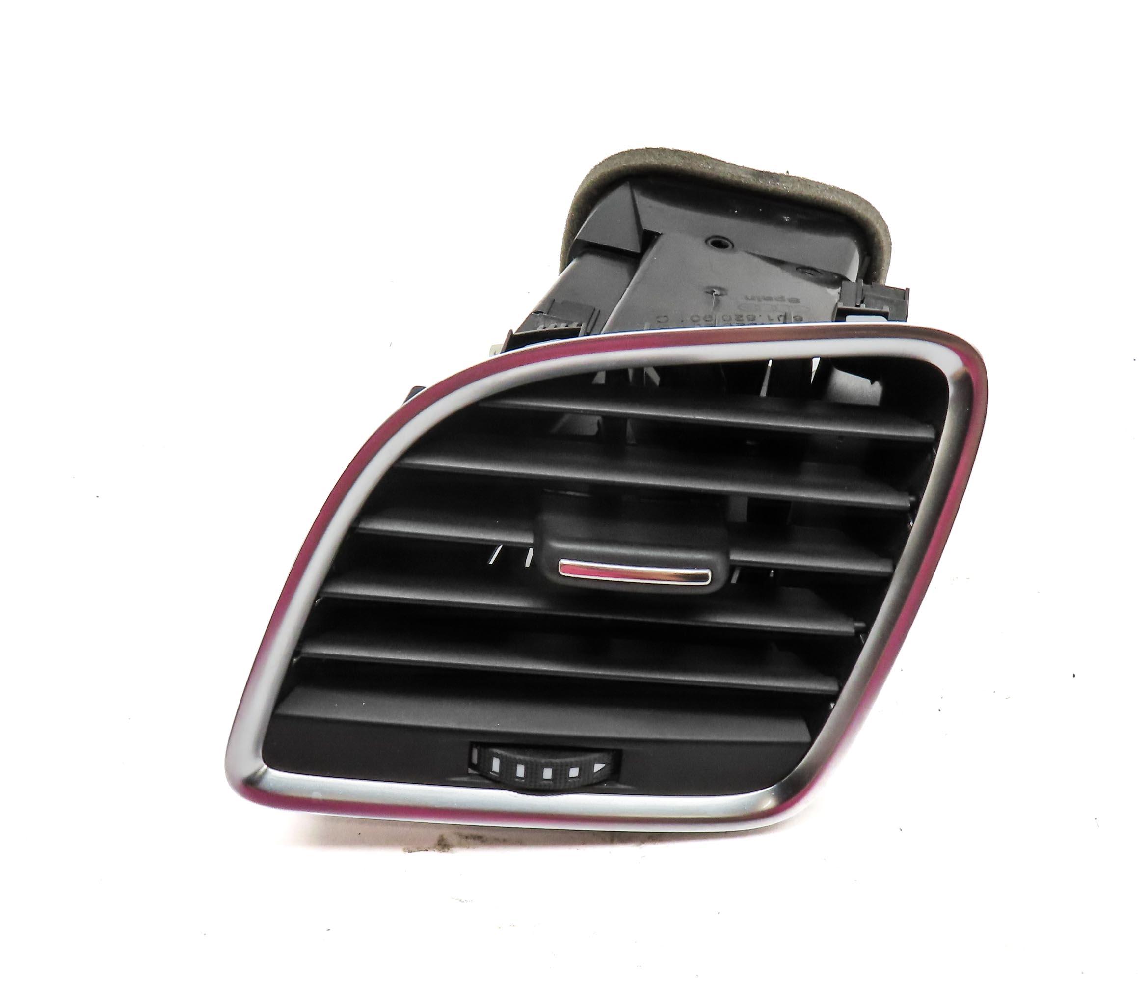 2015 AUDI Q3 (8U) FRONT LEFT DRIVER HVAC A/C HEATER DASH AIR VENT (BLACK SILVER) — exact item pictured
