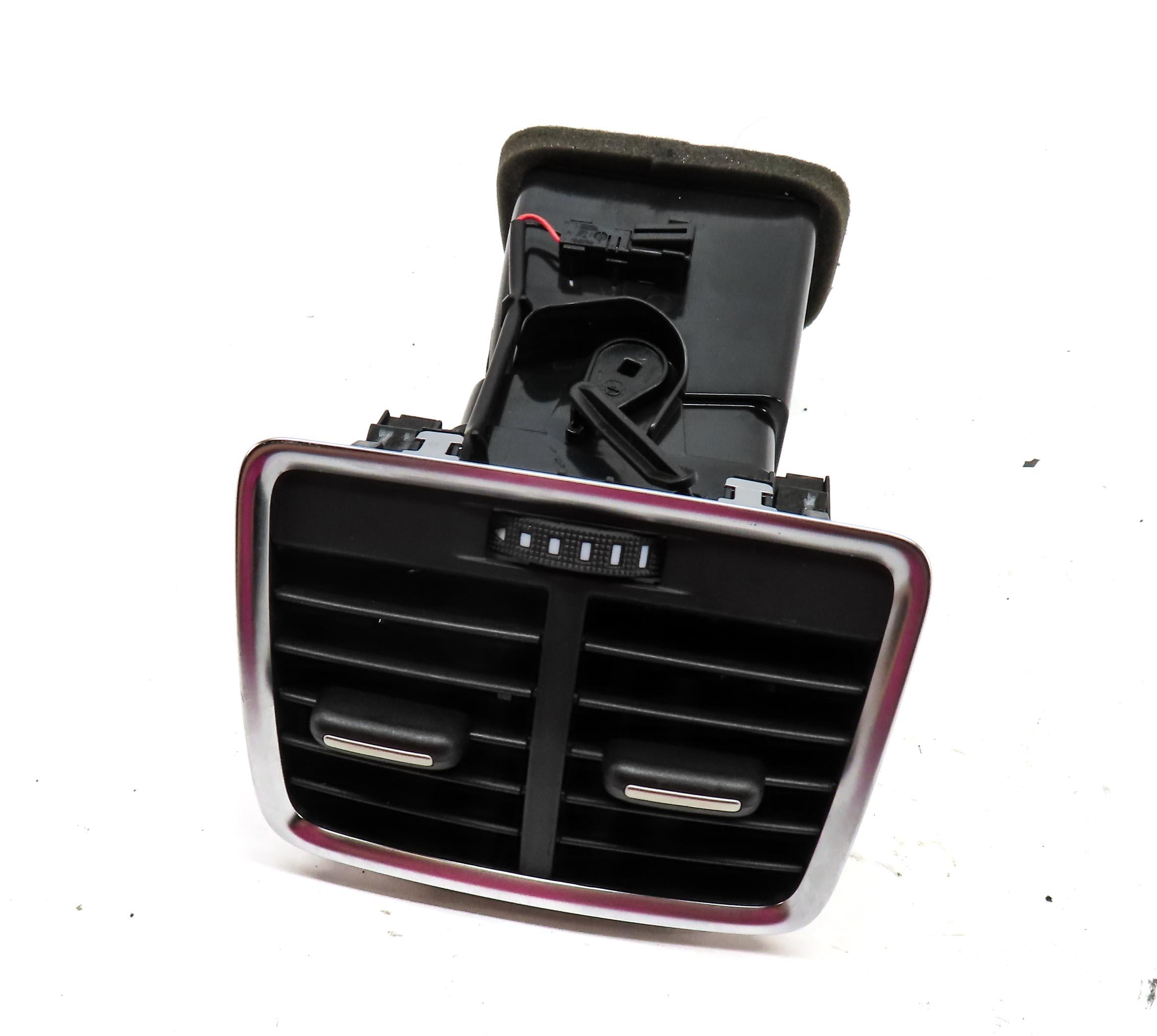 2015 AUDI Q3 (8U) REAR CENTER CONSOLE HVAC A/C HEATER AIR VENT (BLACK & SILVER) — exact item pictured