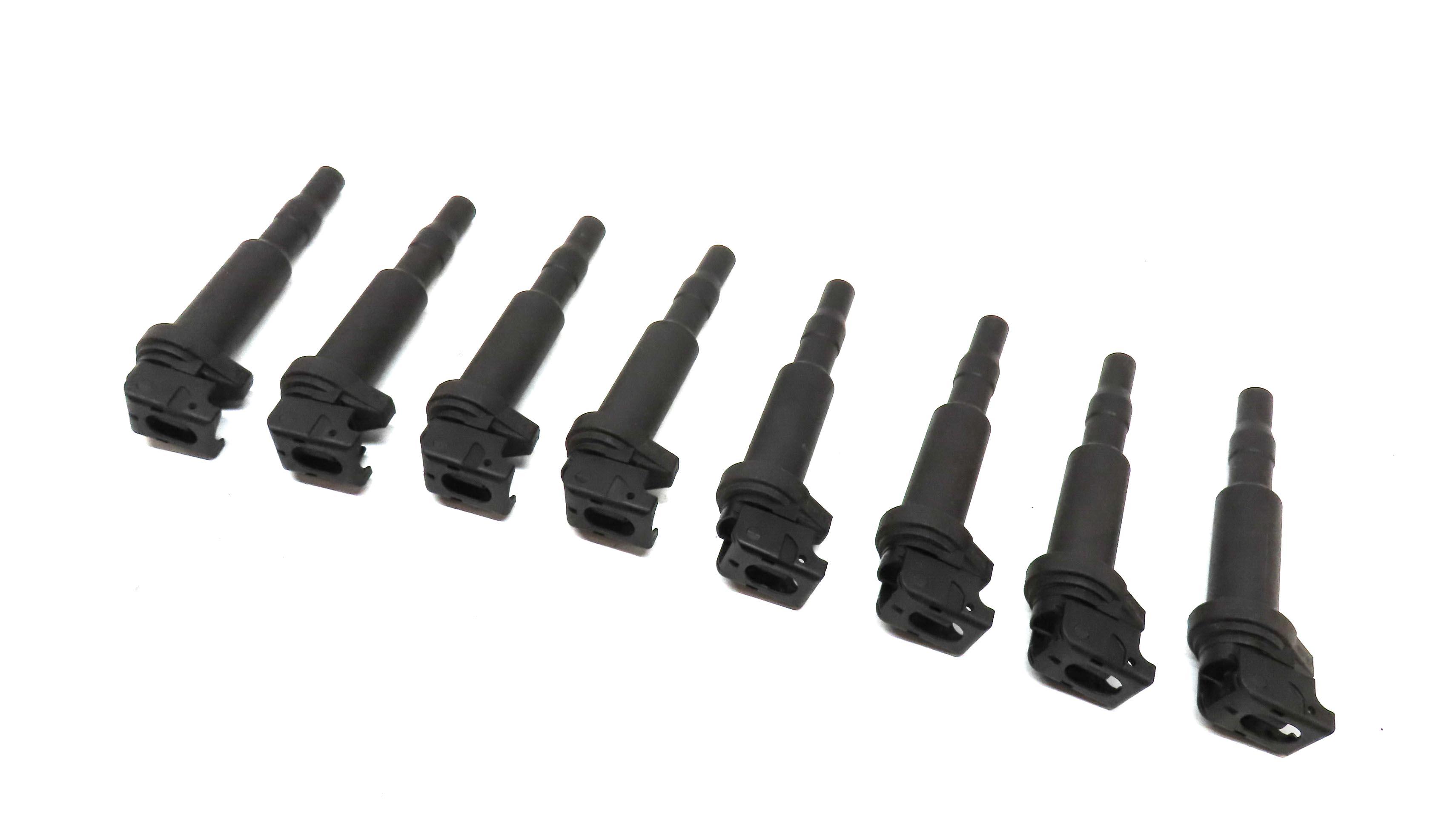 2001-2016 BMW E71 E90 E60 E66 E38 E65 E70 E46 F02 F01 F10 - IGNITION COIL SET 8 — exact item pictured