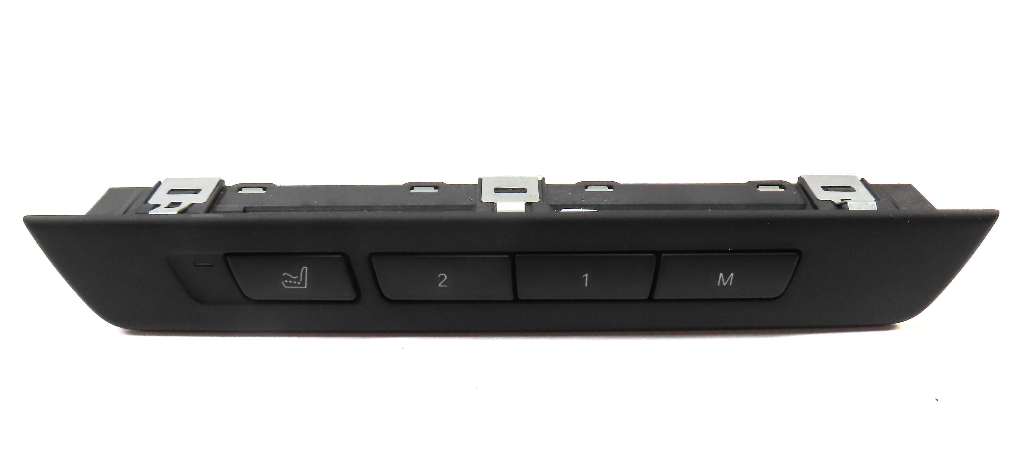 2011 BMW 750i (F01) FRONT RIGHT PASSENGER SEAT MEMORY ADJUST SWITCH w/ MASSAGE — exact item pictured