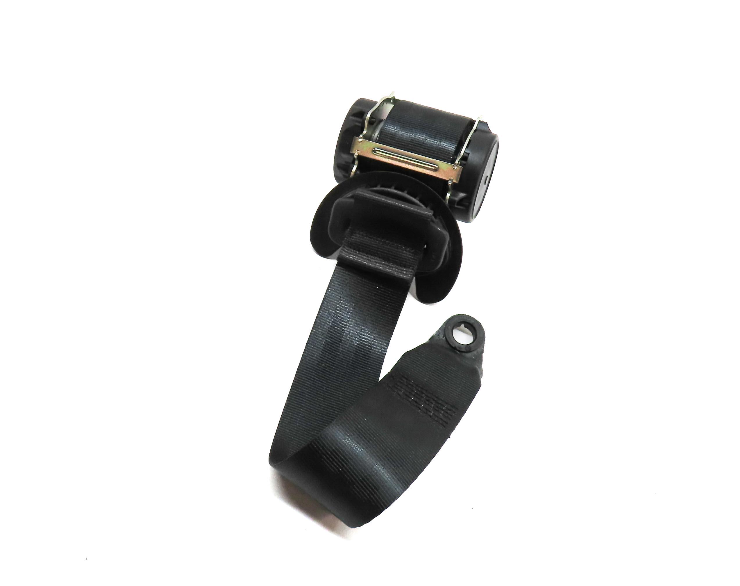 2017 LAND ROVER DISCOVERY SPORT L550 REAR 2ND ROW LEFT SEATBELT RETRACTOR BLACK — exact item pictured
