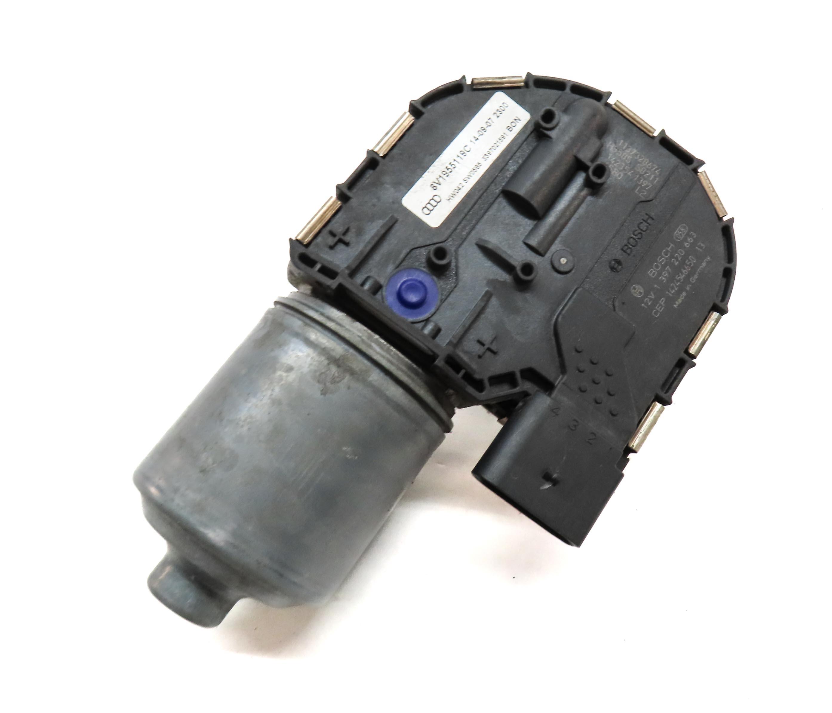 2015-2018 AUDI A3 S3 RS3 (8V) SEDAN / CONVERTIBLE - FRONT WINDSHIELD WIPER MOTOR — exact item pictured