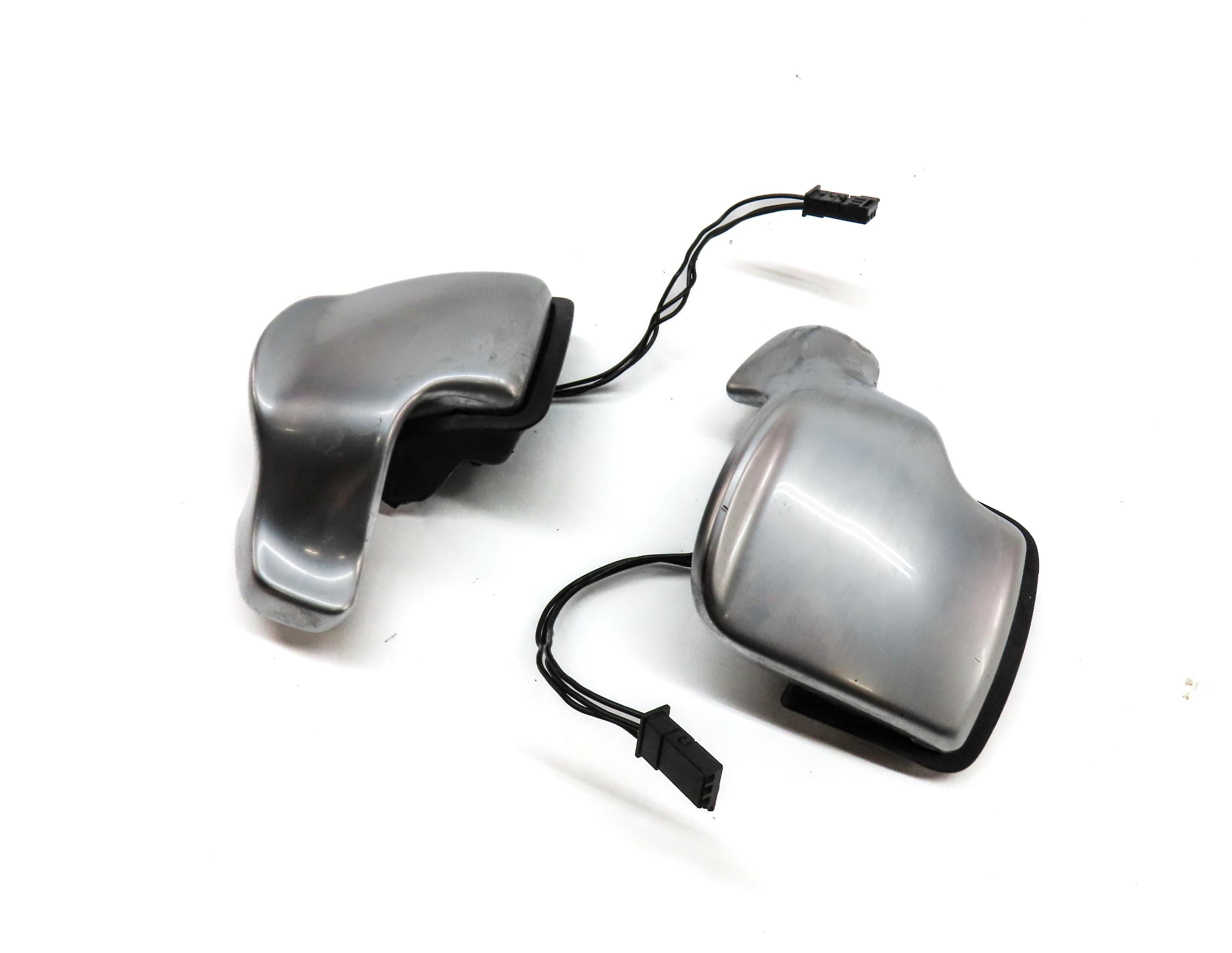 2011 BMW X6 (E71) STEERING WHEEL PADDLE SHIFT SHIFTER SET-2 — exact item pictured
