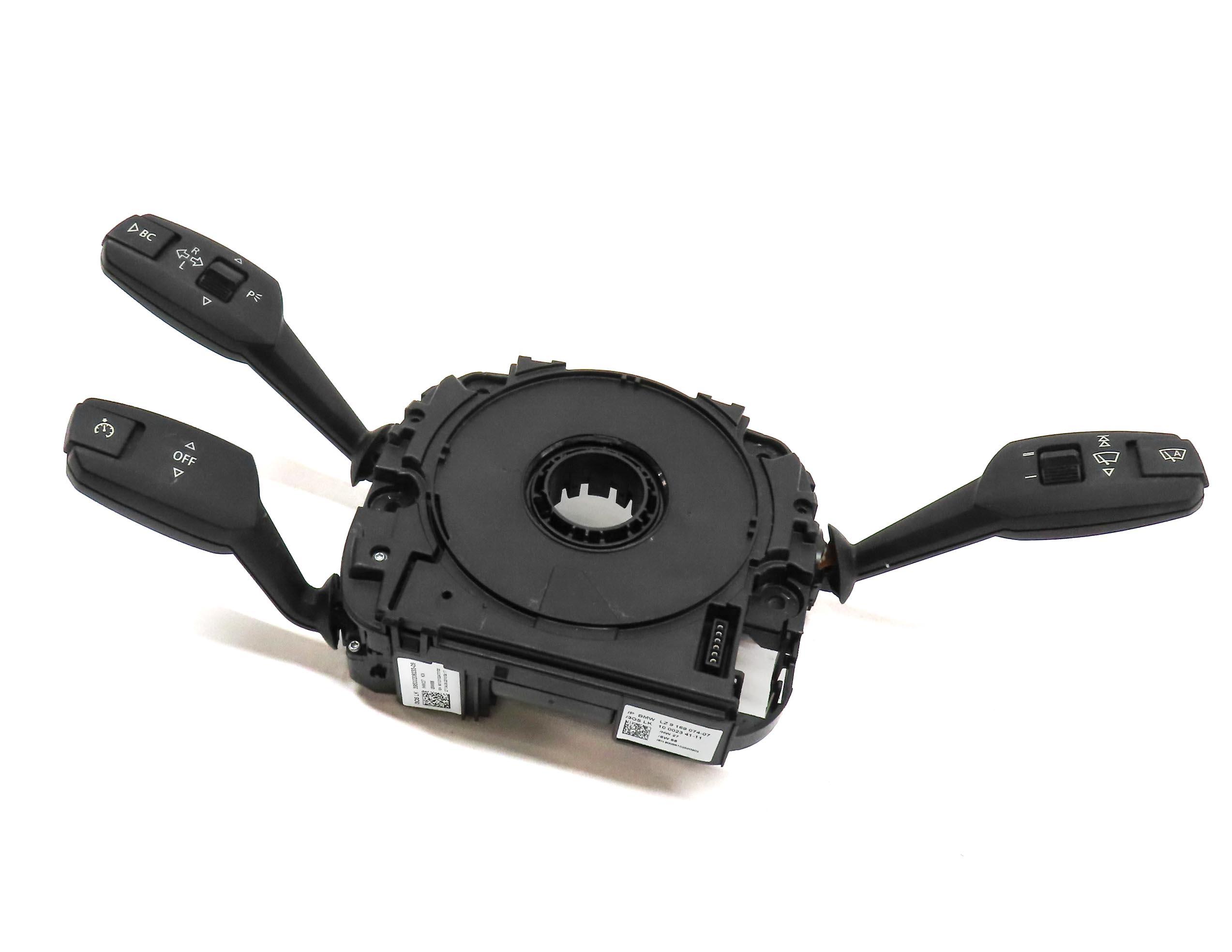 08-14 BMW X6 (E71 E72) STEERING COLUMN BLINKER WIPER CRUISE COMBINATION SWITCH — exact item pictured