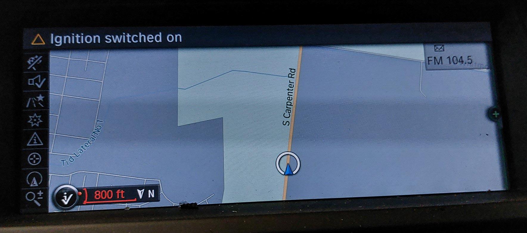 10-14 X5 X5M X6 X6M (E70 E71 E72) 8.8" FRONT GPS NAVIGATION MEDIA DISPLAY SCREEN — exact item pictured