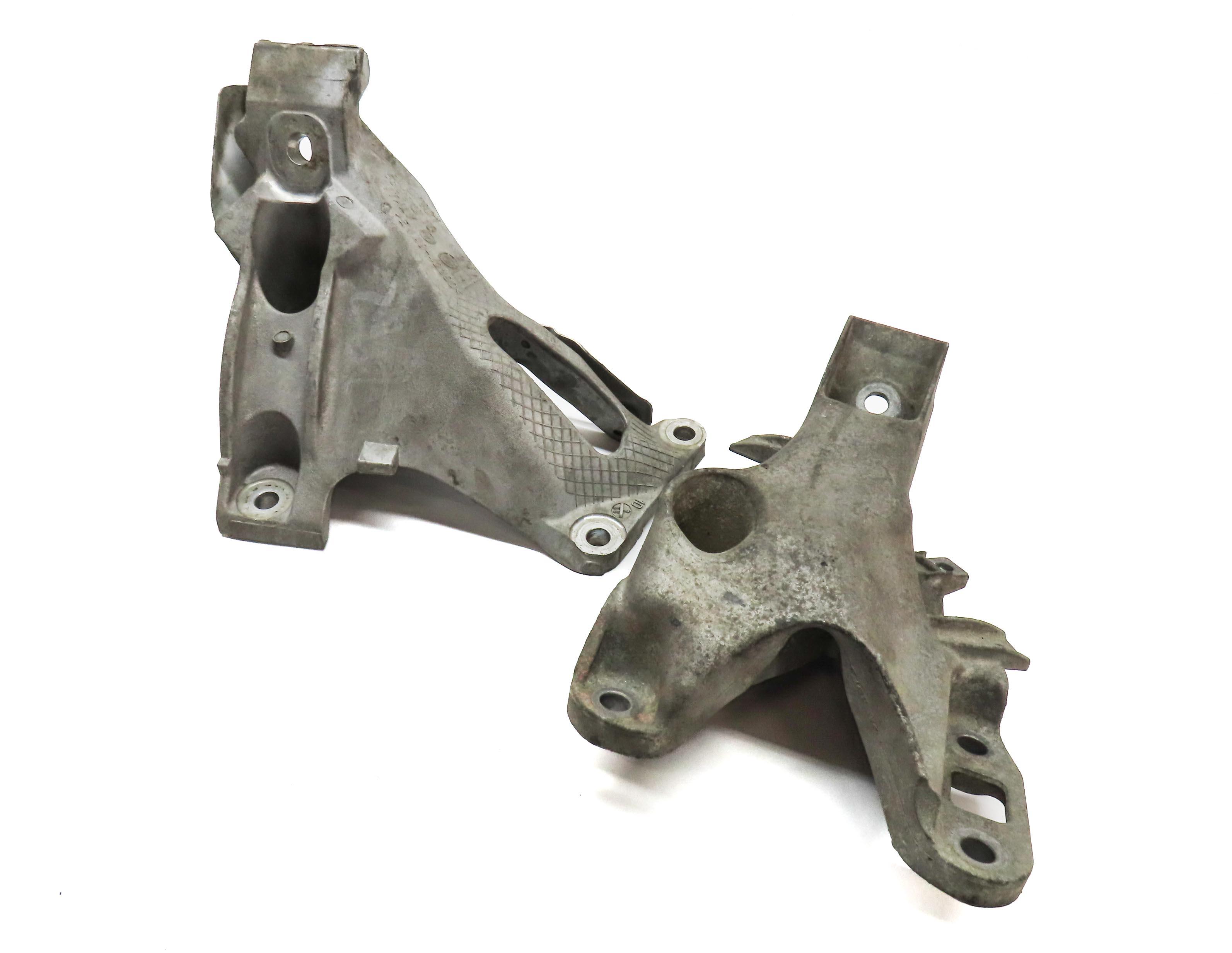 2011 BMW X6 (E71) 3.0L N55 TURBO ENGINE LEFT & RIGHT MOTOR MOUNT BRACKET SET-2 — exact item pictured