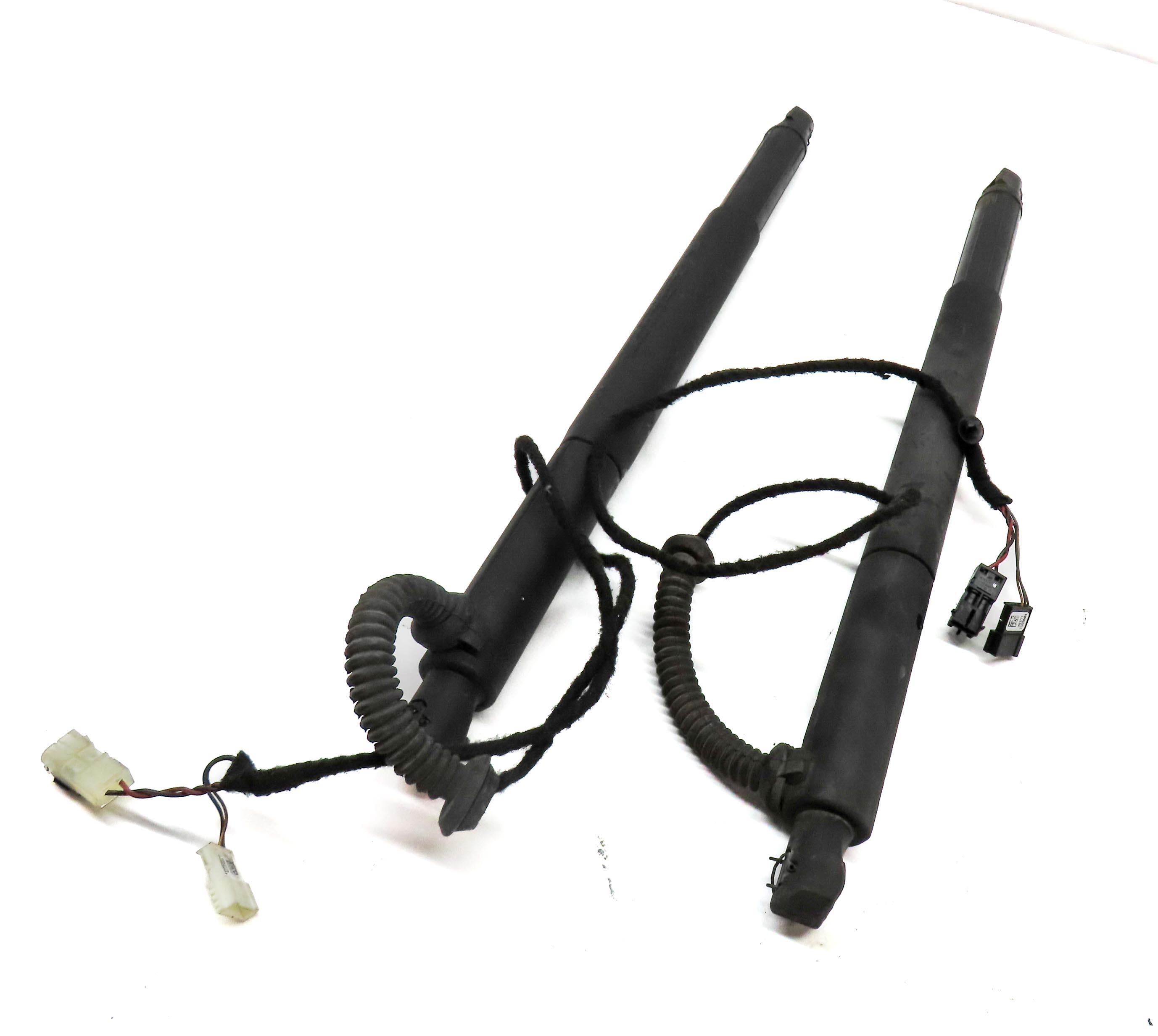 2011 BMW X6 (E71) REAR LEFT & RIGHT TRUNK ELECTRIC SPINDLE DRIVE SHOCK STRUT SET — exact item pictured