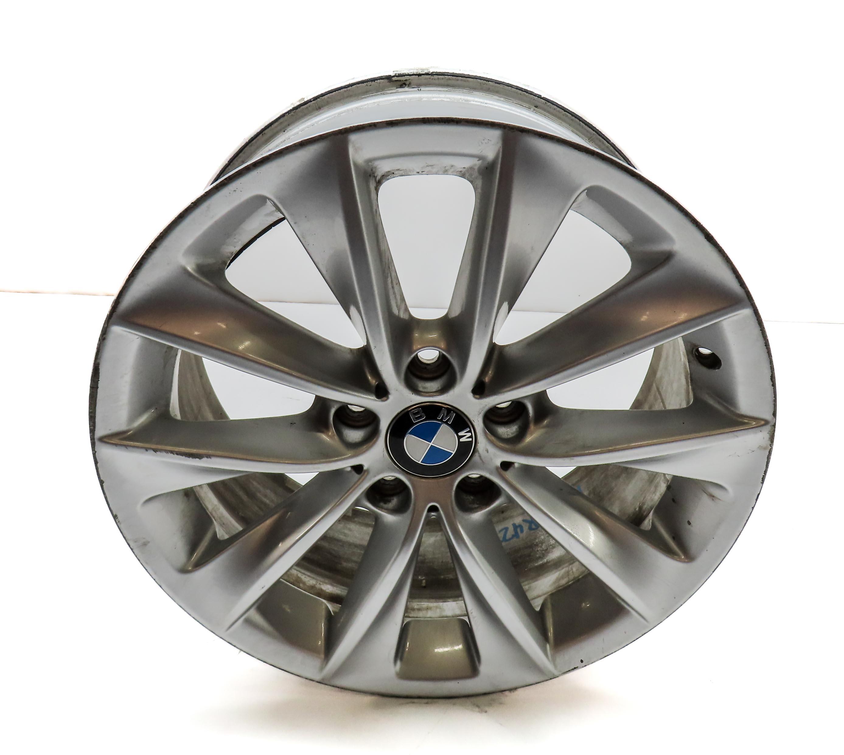 2011-2018 BMW X3 X4 (F25 F26) 18x8 ALUMINUM ALLOY 5 DOUBLE 10 SPOKE WHEEL RIM — exact item pictured