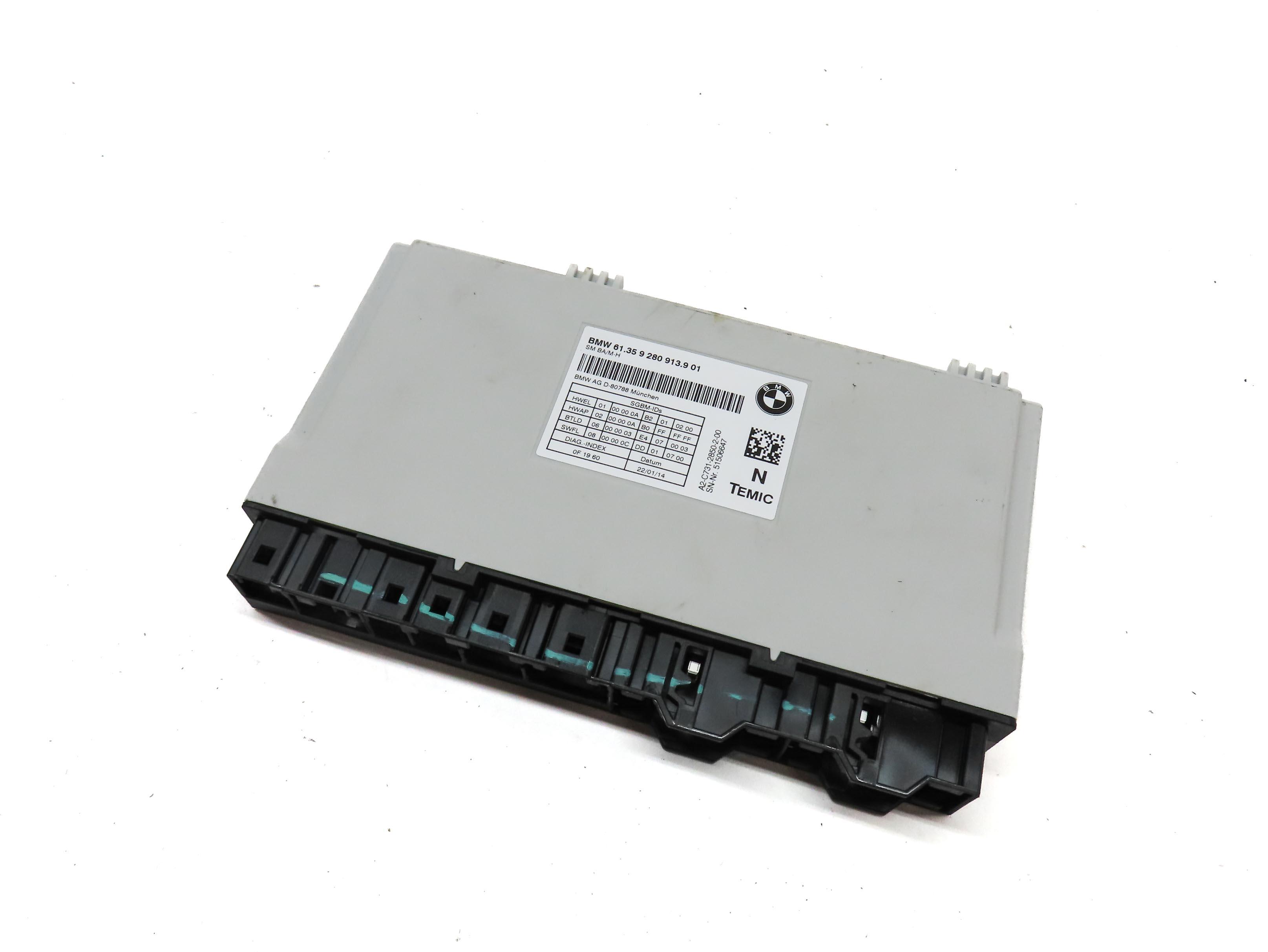 12-19 BMW 328i 335i 535i 550i 750i M5 M6 X3 X4 - LEFT FRONT DRIVER SEAT MODULE — exact item pictured