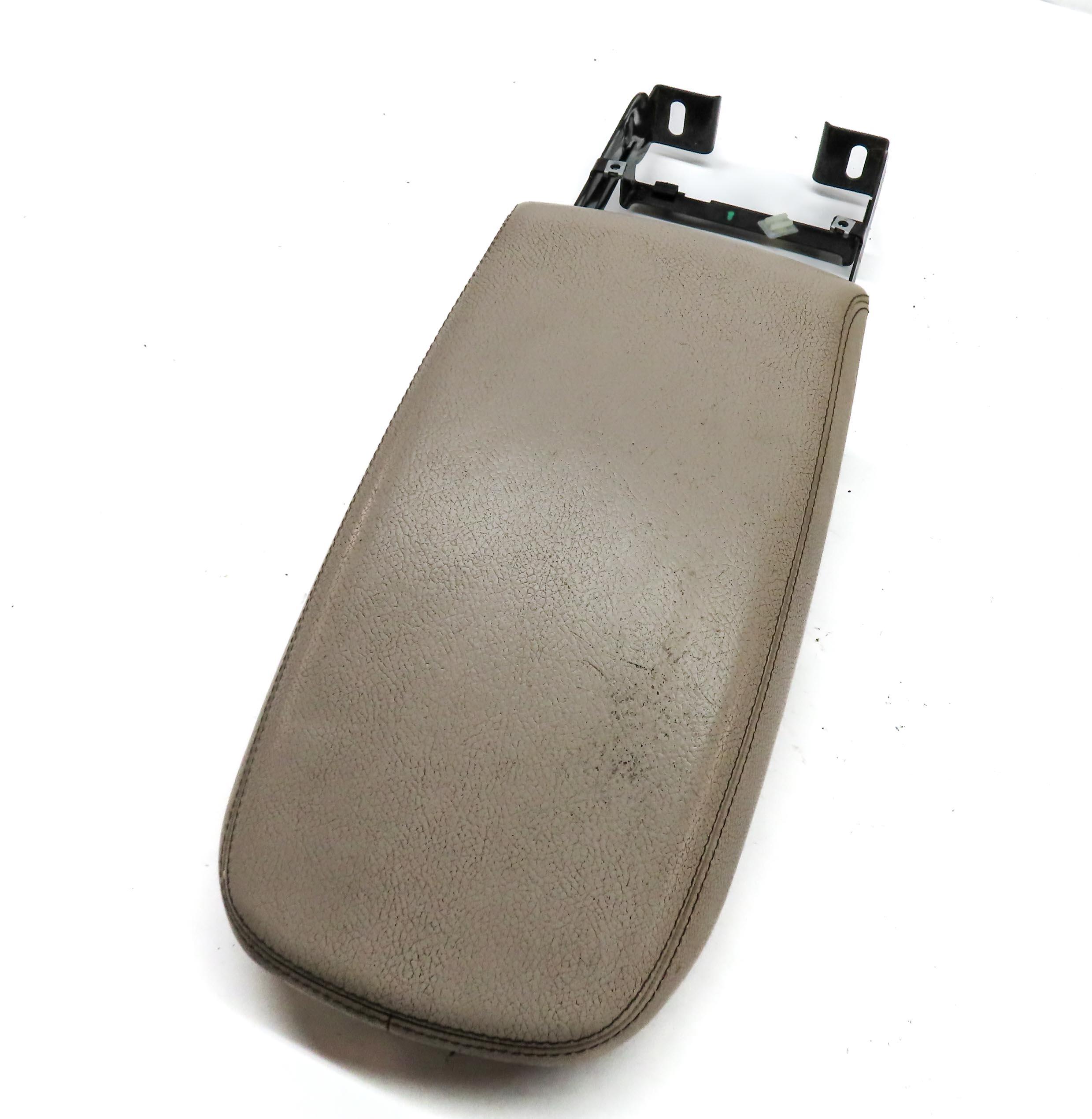11-18 BMW X3 X4 F25 F26 FRONT CENTER CONSOLE STORAGE ARMREST LID (OYSTER BEIGE) — exact item pictured
