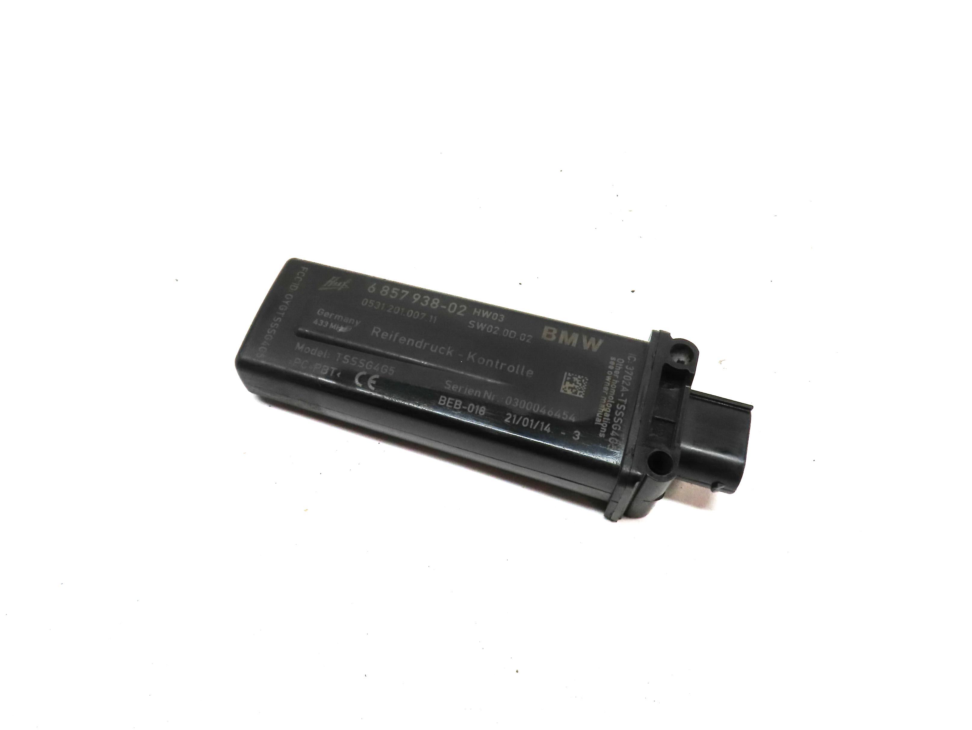 11-18 BMW 5 7 M5 M6 X3 X4 (F01 F06 F10 F12 F25 F26) TPMS SENSOR ANTENNA MODULE — exact item pictured
