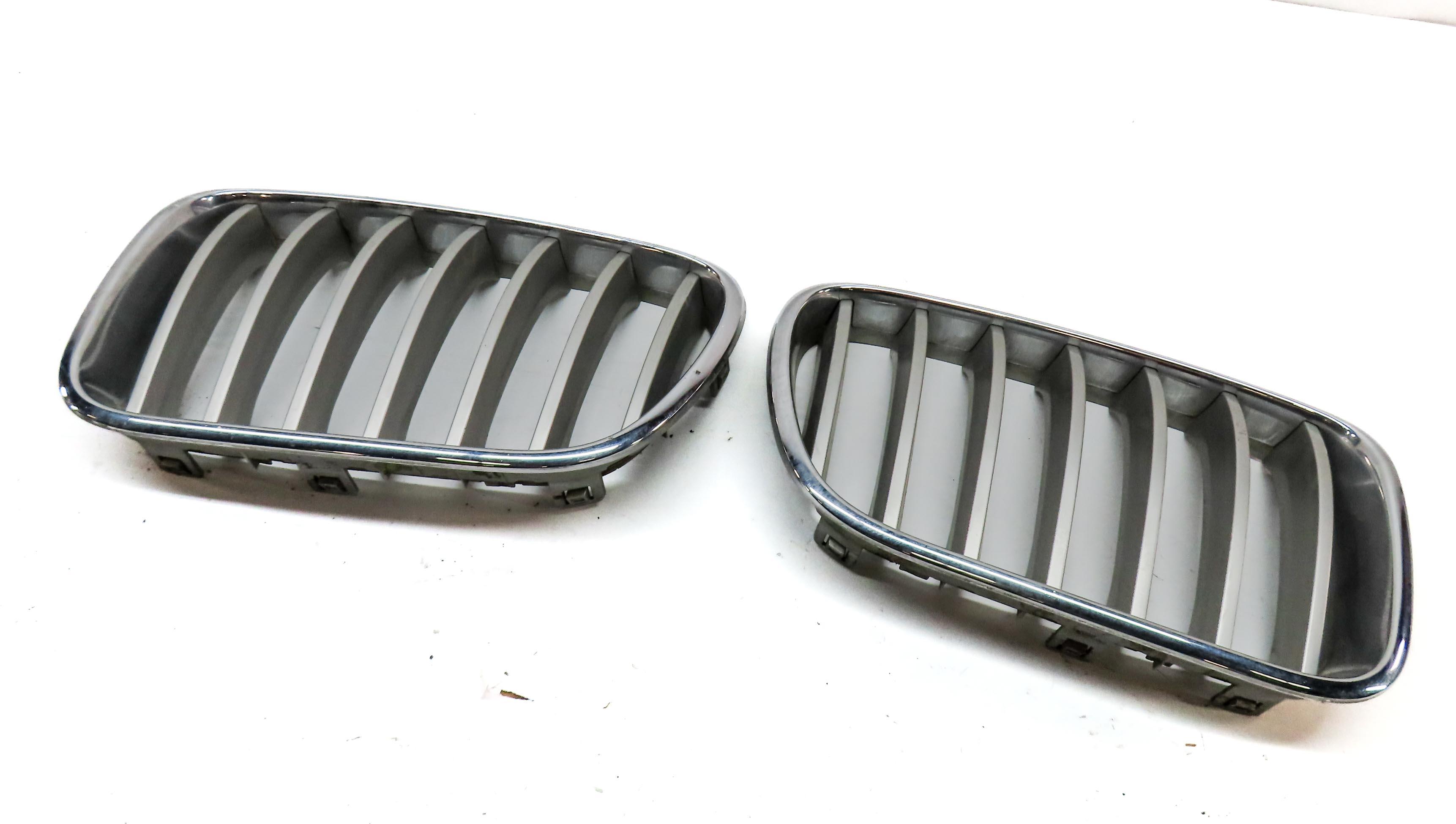 2013-2017 BMW X3 (F25) FRONT LEFT & RIGHT KIDNEY GRILLE HOOD VENT TRIM SET-2 — exact item pictured