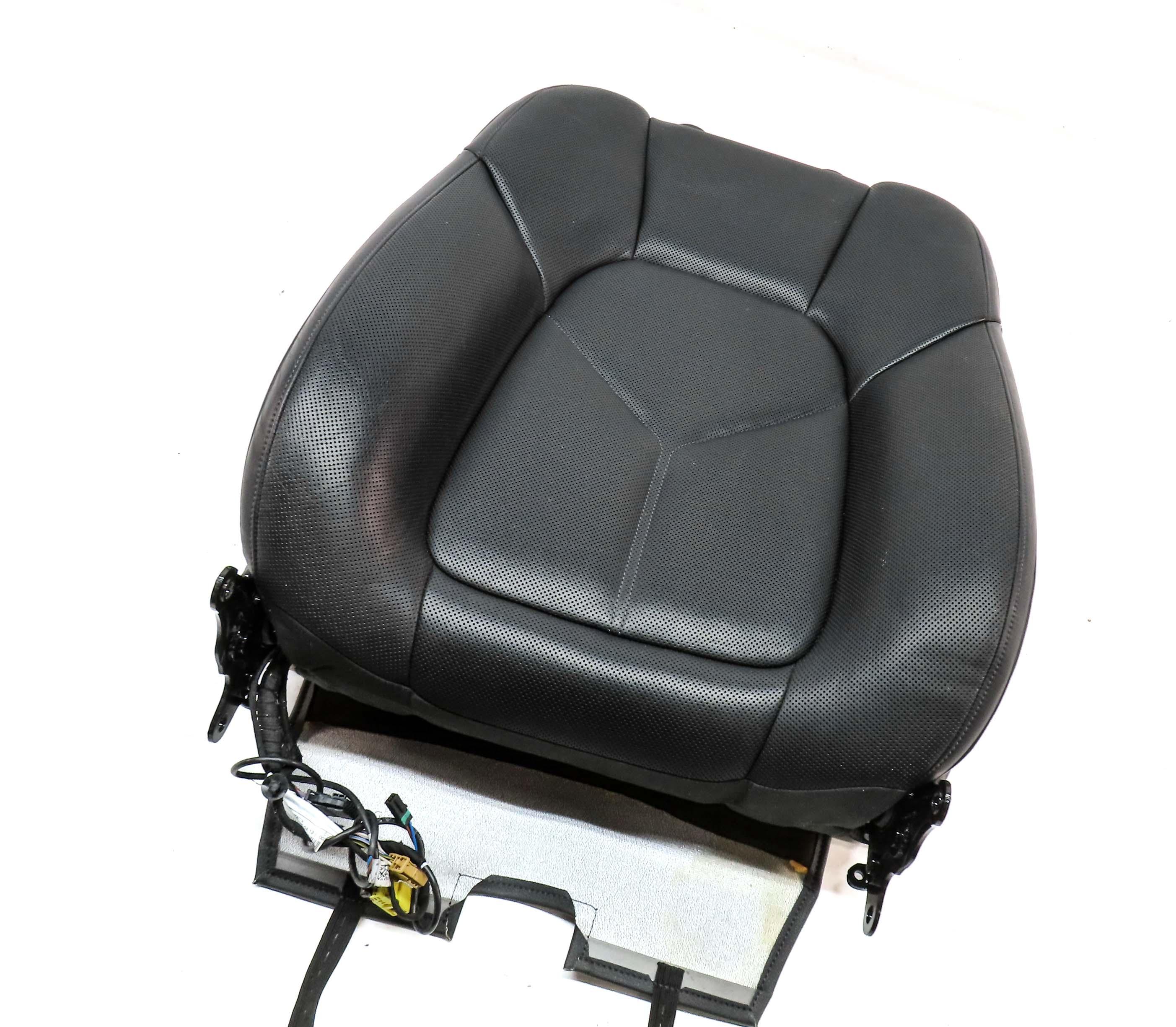 2013 PORSCHE CAYENNE HYBRID 958 FRONT RIGHT LOWER COOL HEATED SEAT CUSHION BLACK — exact item pictured
