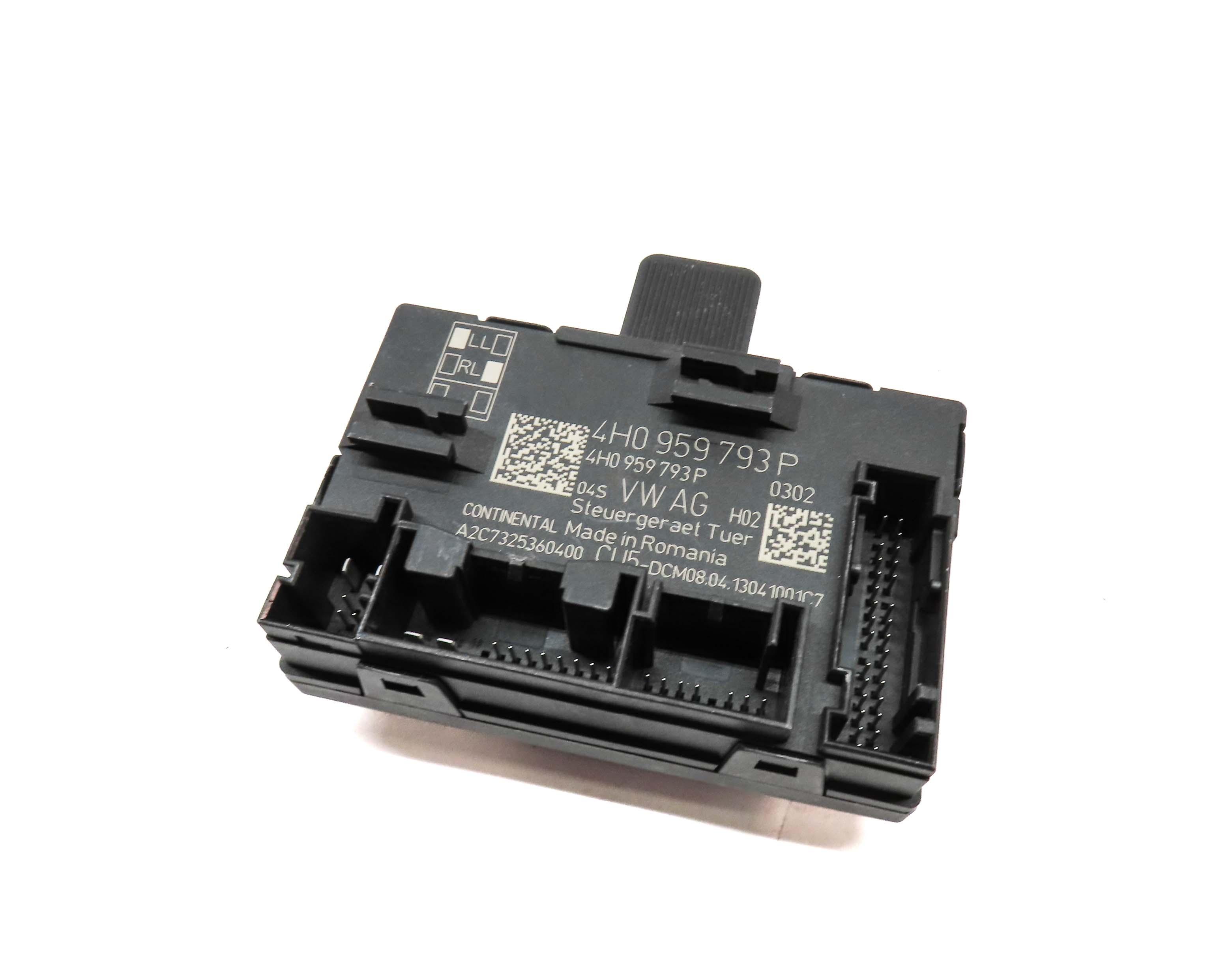 2013 PORSCHE CAYENNE HYBRID (958) FRONT LEFT DRIVER DOOR CONTROL MODULE — exact item pictured