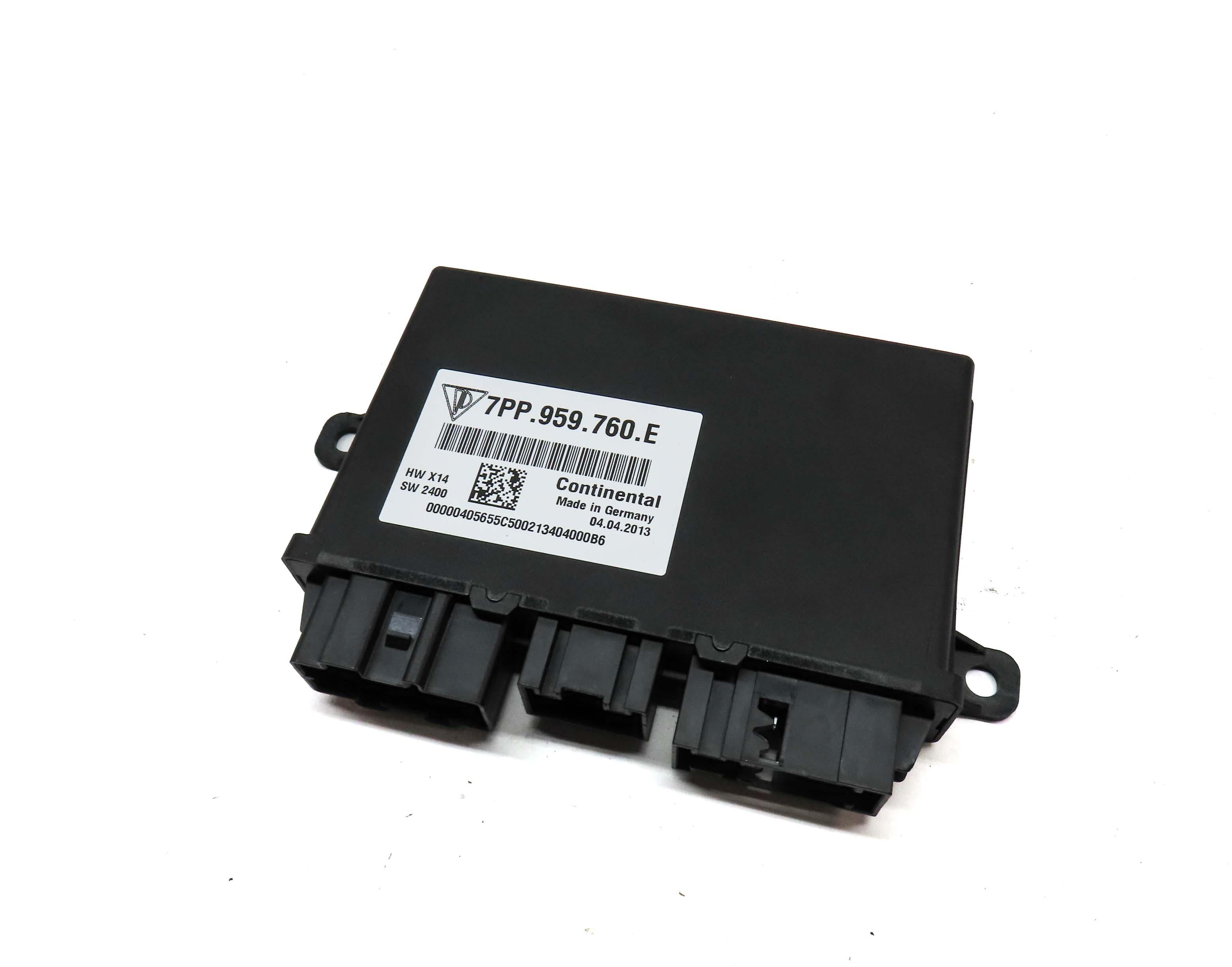 2013 PORSCHE CAYENNE HYBRID (958) FRONT RIGHT PASSENGER SEAT CONTROL MODULE — exact item pictured