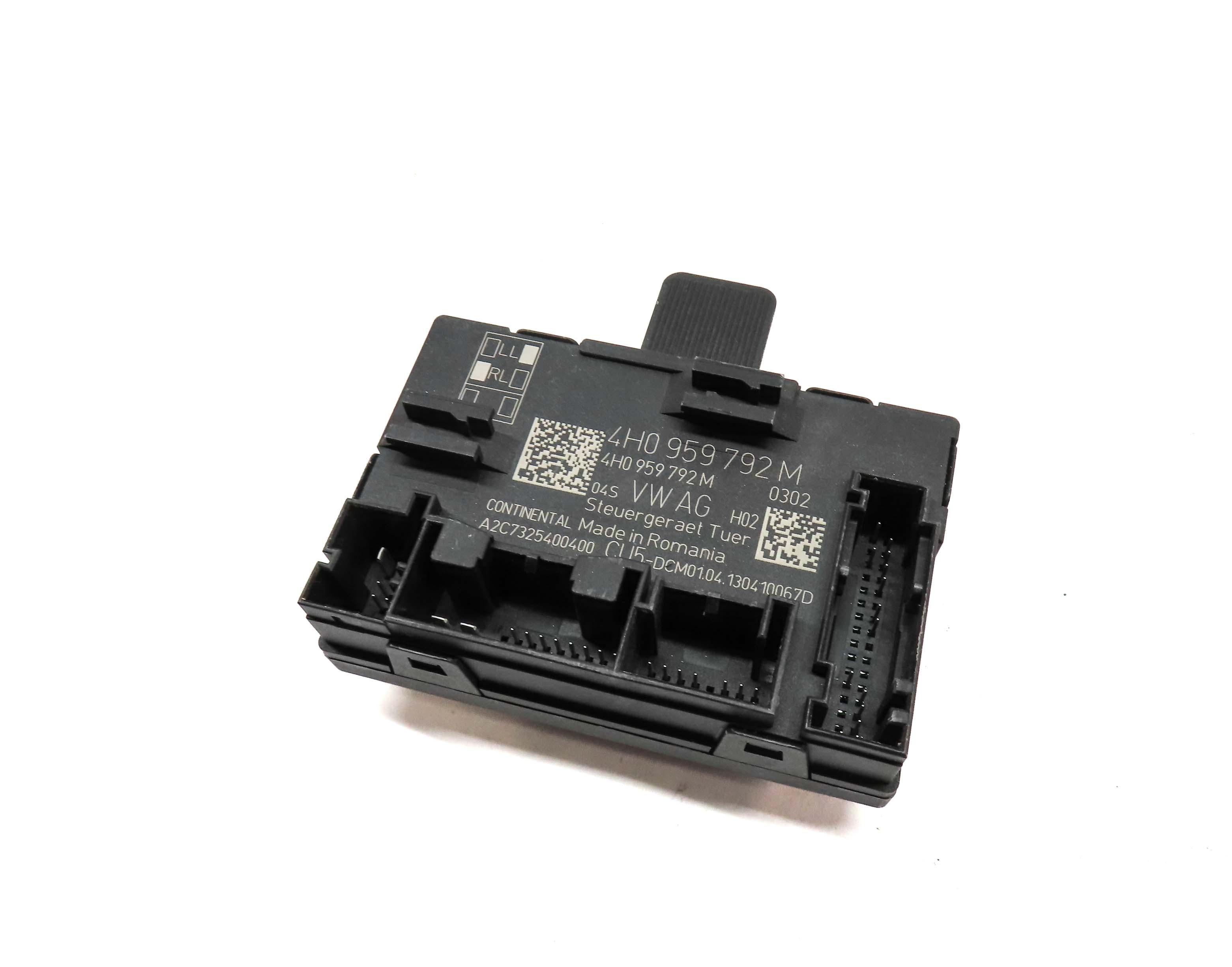 2013 PORSCHE CAYENNE HYBRID (958) FRONT RIGHT PASSENGER DOOR CONTROL MODULE — exact item pictured