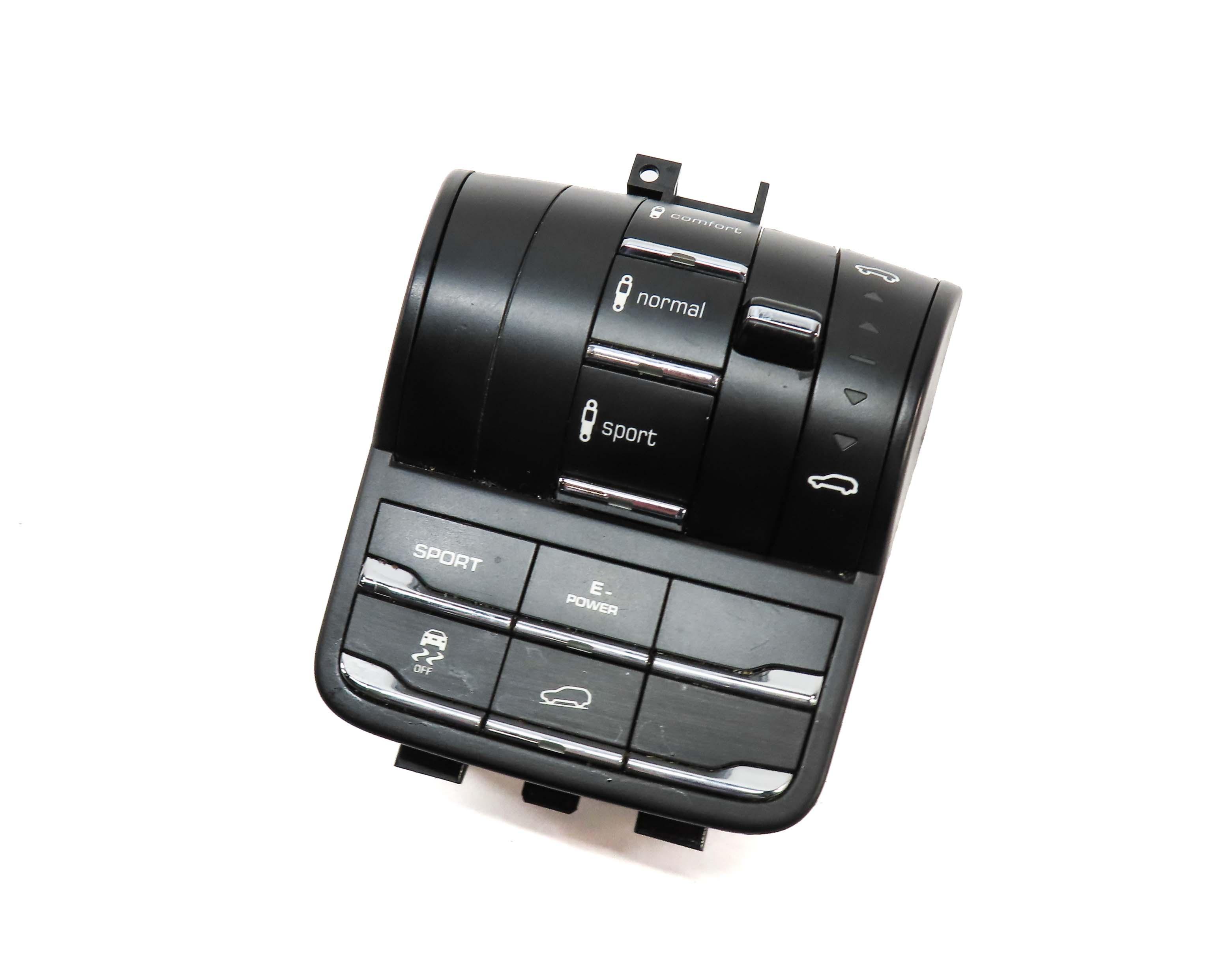 2013 PORSCHE CAYENNE HYBRID 958 SUSPENSION TERRAIN TRACTION CONTROL SWITCH PANEL — exact item pictured