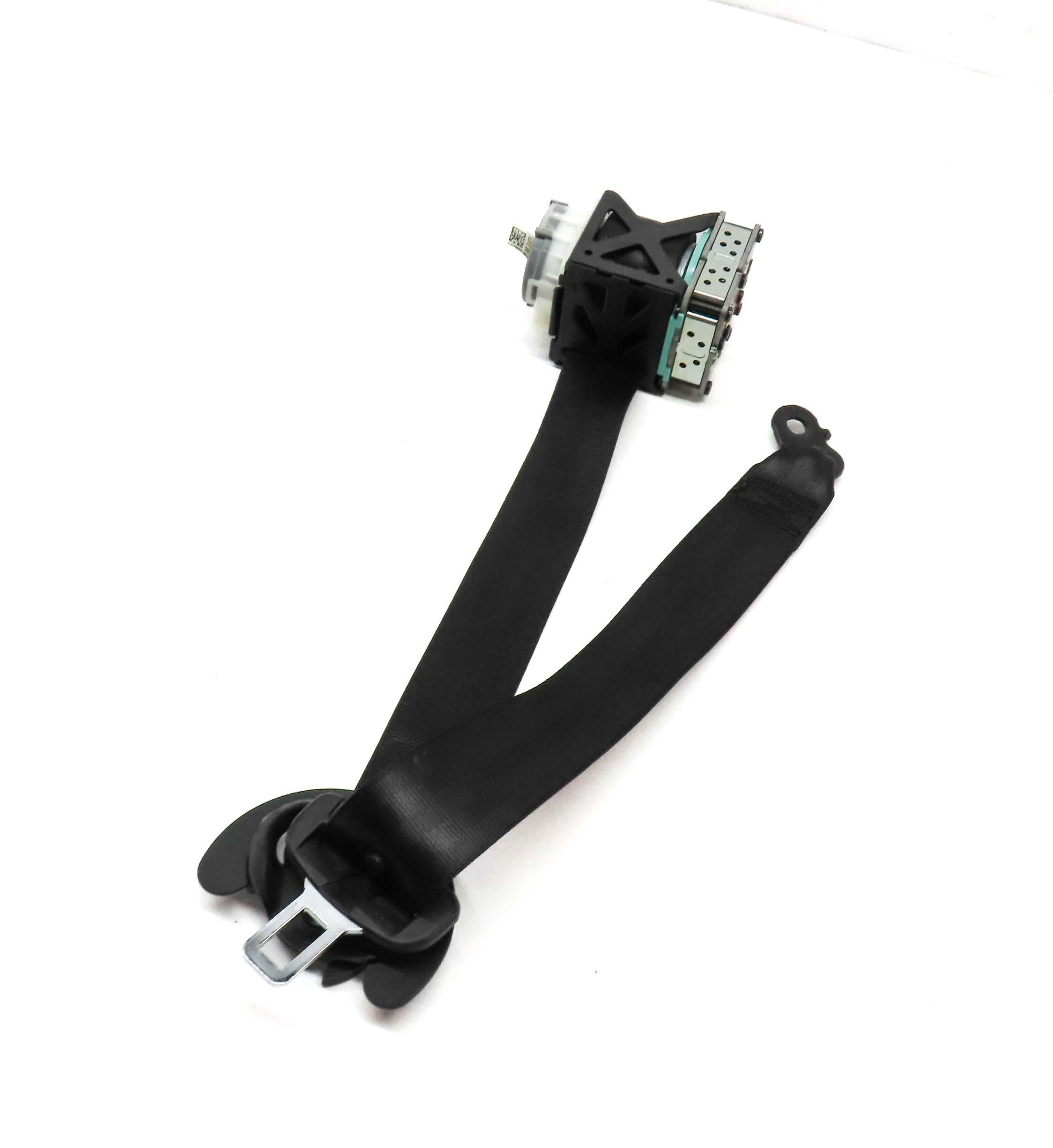 2013 PORSCHE CAYENNE HYBRID (958) REAR LEFT SEATBELT SEAT BELT RETRACTOR (BLACK) — exact item pictured