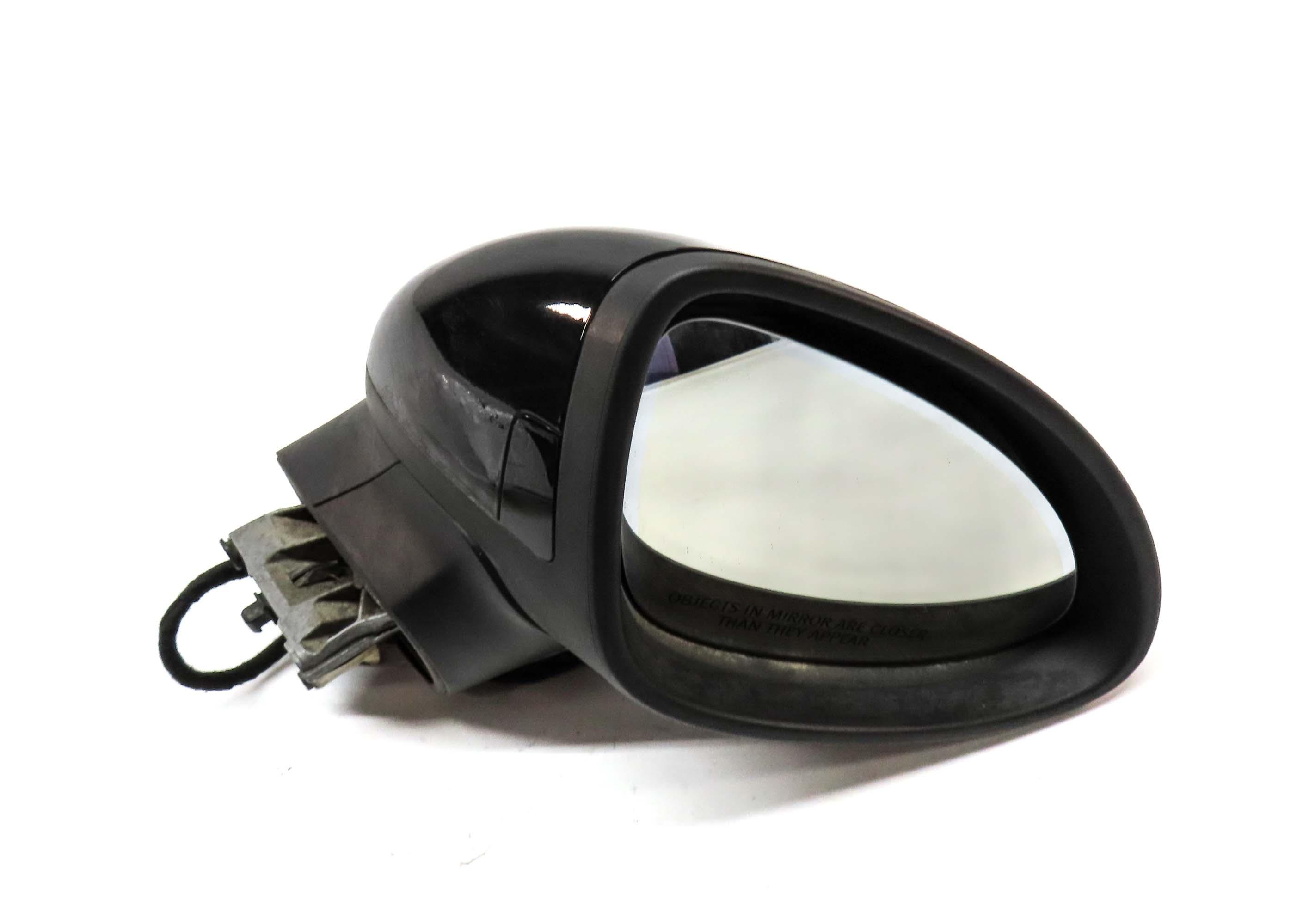 11-14 PORSCHE CAYENNE 958 RIGHT DOOR MIRROR PFOLD AUTODIM BLIND SPOT MEM (BLACK) — exact item pictured