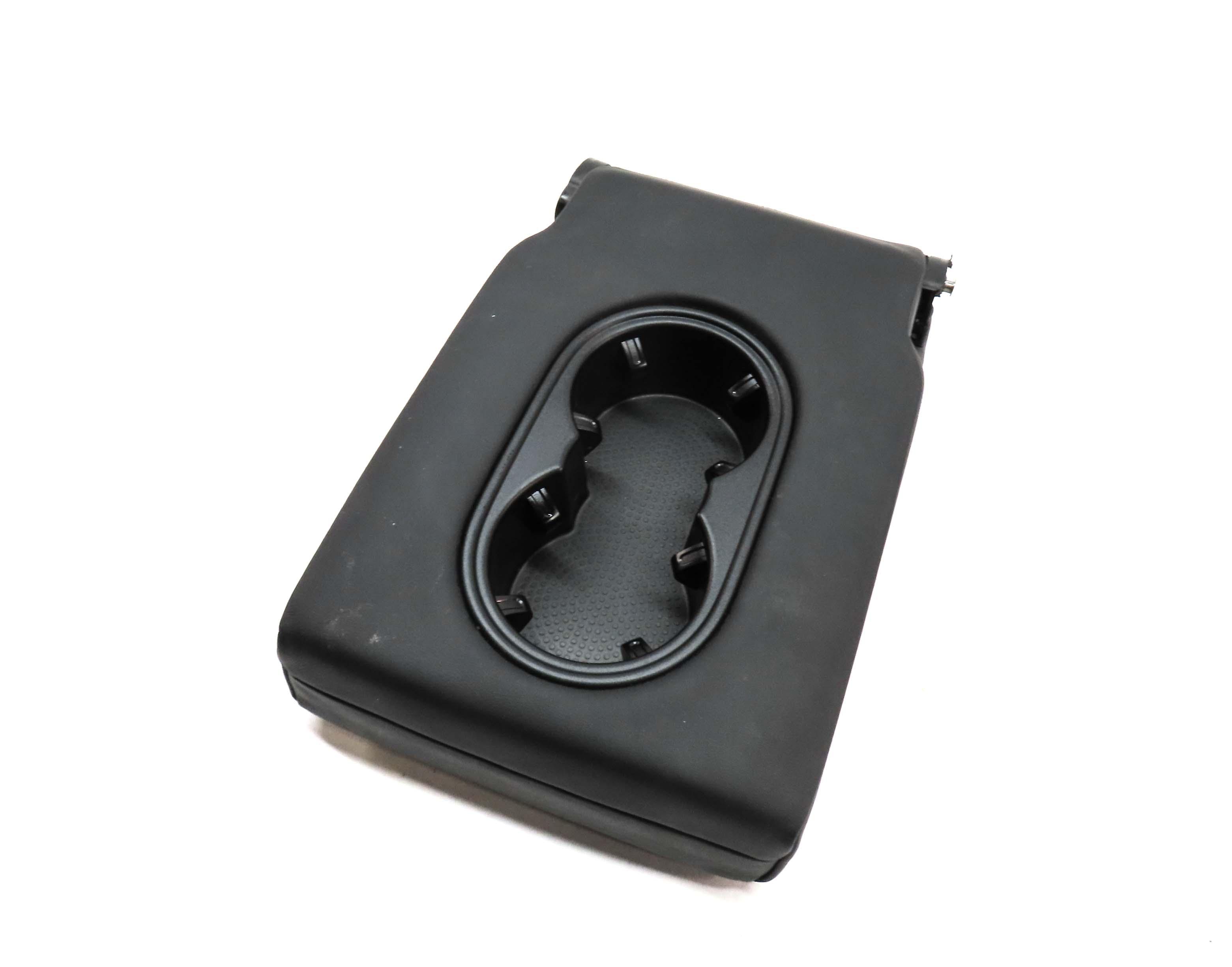 11-18 PORSCHE CAYENNE (958 970 G1) REAR SEAT FOLD DOWN ARMREST CUPHOLDER (BLACK) — exact item pictured