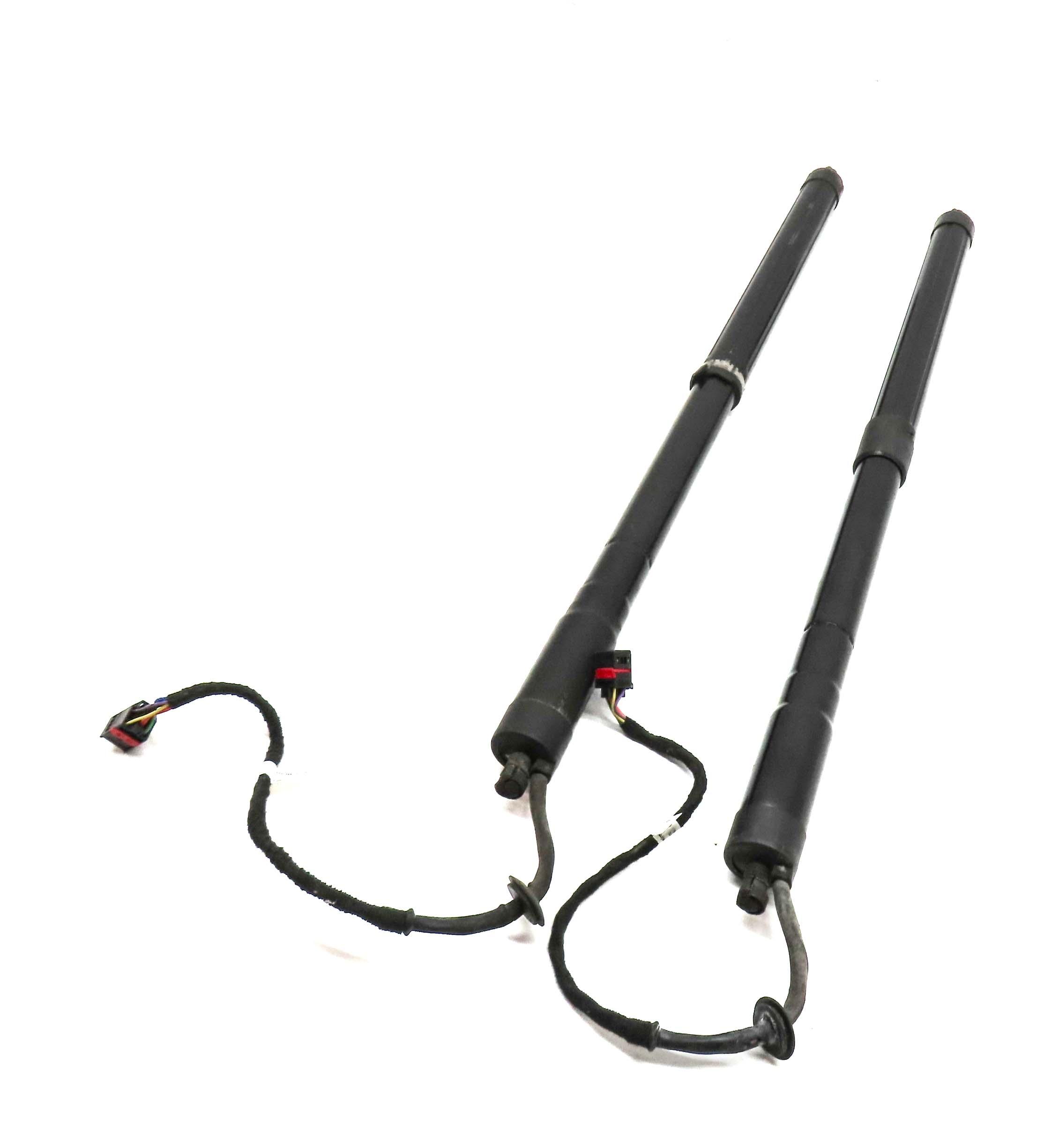11-13 PORSCHE CAYENNE (958) REAR LEFT & RIGHT TRUNK SHOCK STRUT SET 2 (ELECTRIC) — exact item pictured