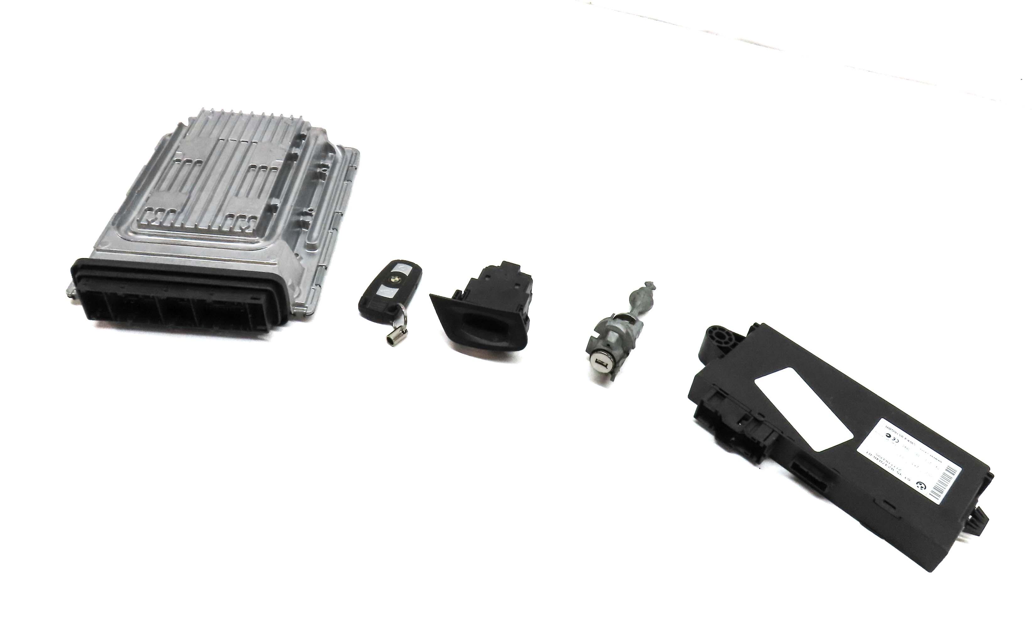 08-13 BMW X5 X6 (E70 E71) 4.4L N63 ENGINE DME CAS 3 IMMOBILIZER MODULE KEY SET — exact item pictured