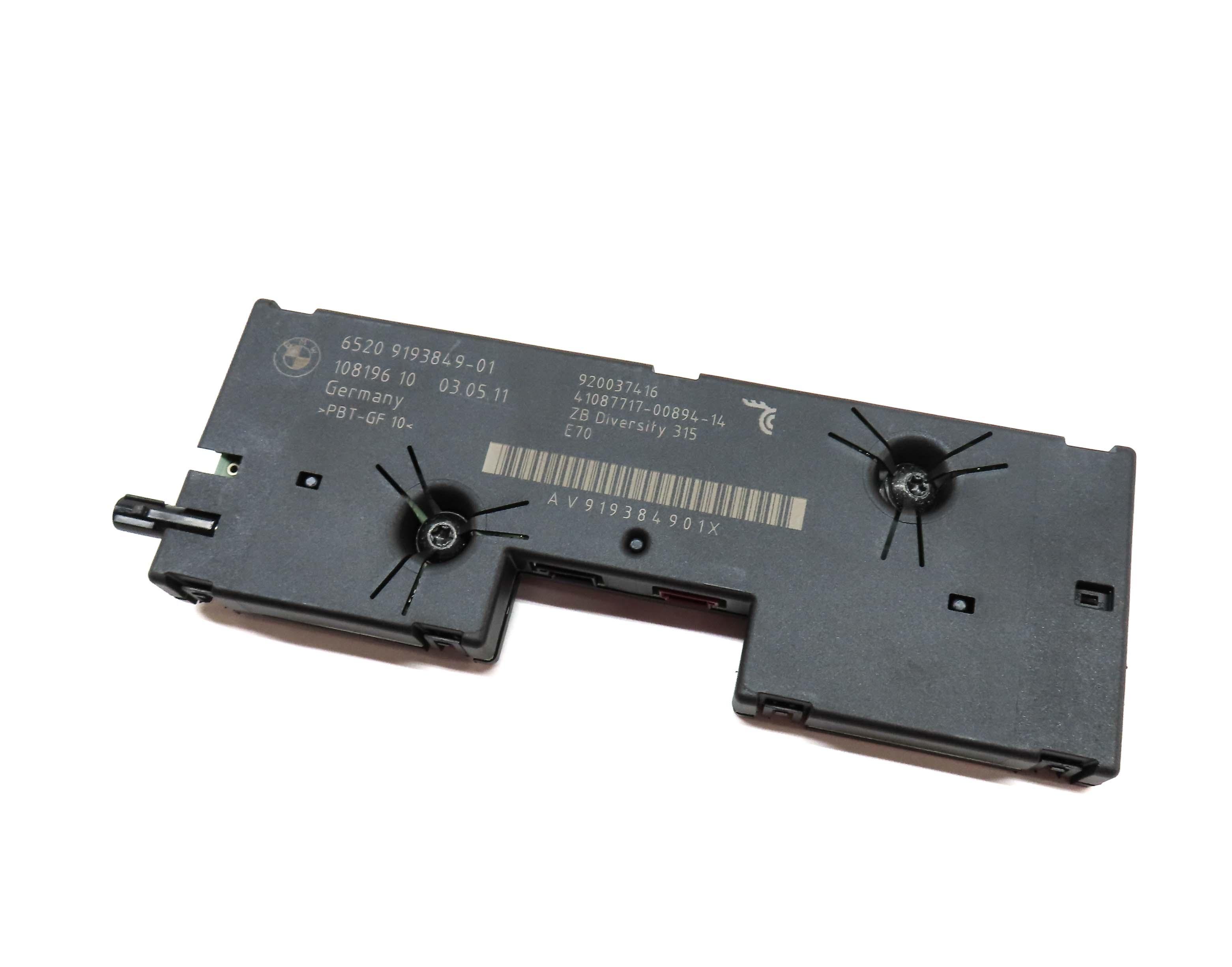 2012 BMW X5 (E70) AM/FM RADIO STEREO DIVERSITY ANTENNA AMP AMPLIFIER — exact item pictured