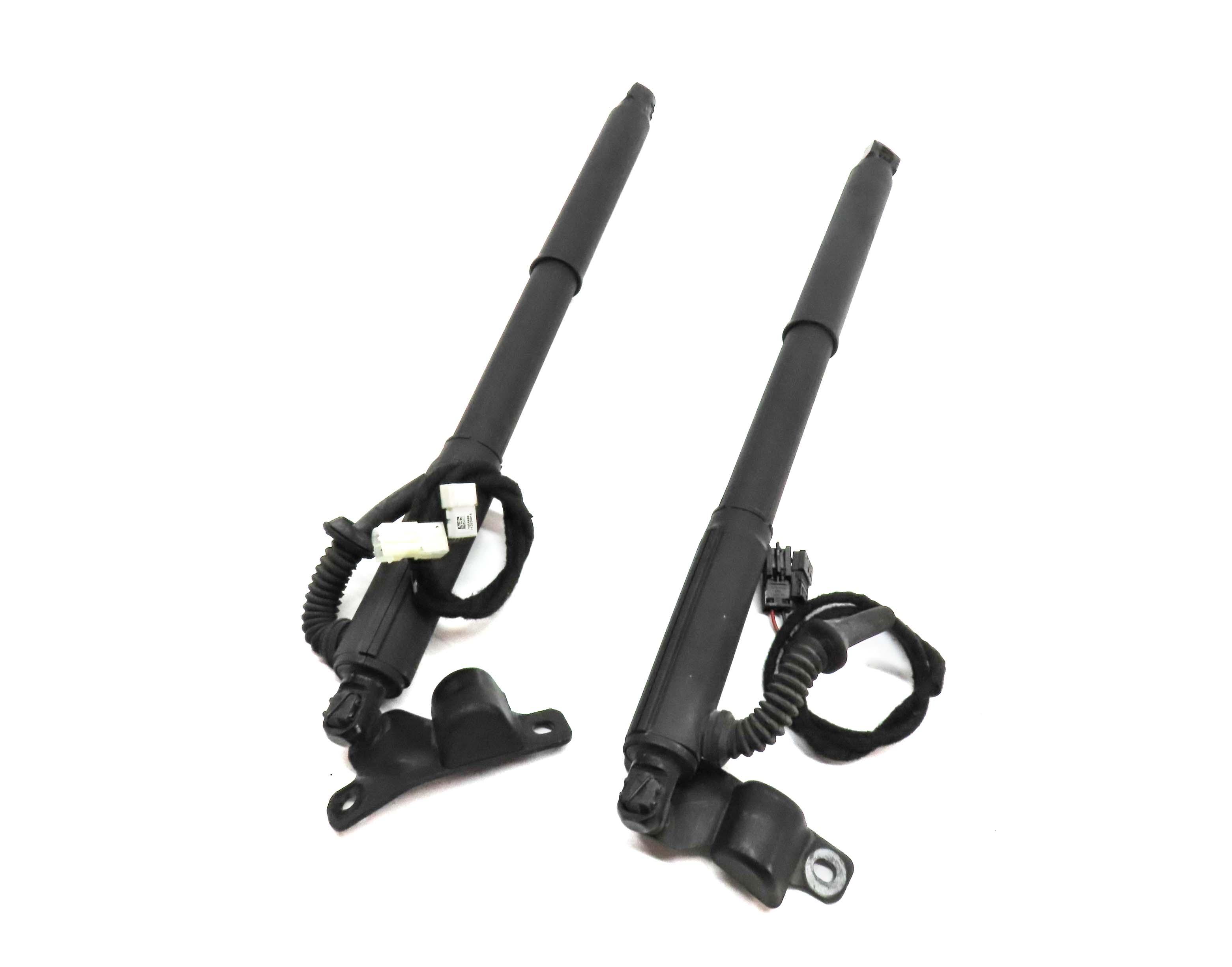 07-13 BMW X5 (E70) REAR HATCH TRUNK LID SPINDLE DRIVE ELECTRIC SHOCK STRUT SET-2 — exact item pictured