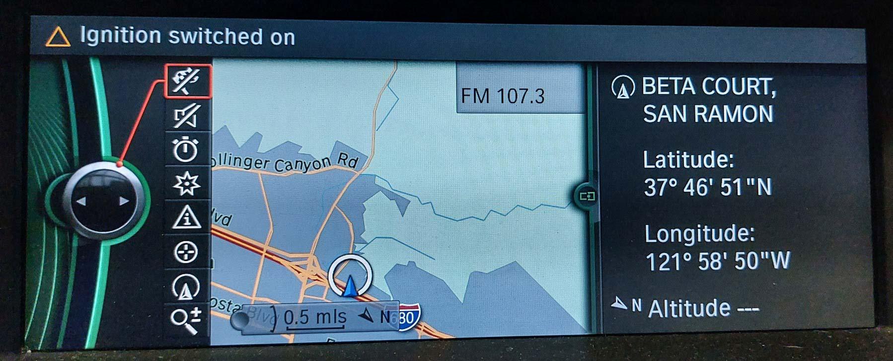 10-14 X5 X5M X6 X6M (E70 E71 E72) 8.8" FRONT GPS NAVIGATION MEDIA DISPLAY SCREEN — exact item pictured