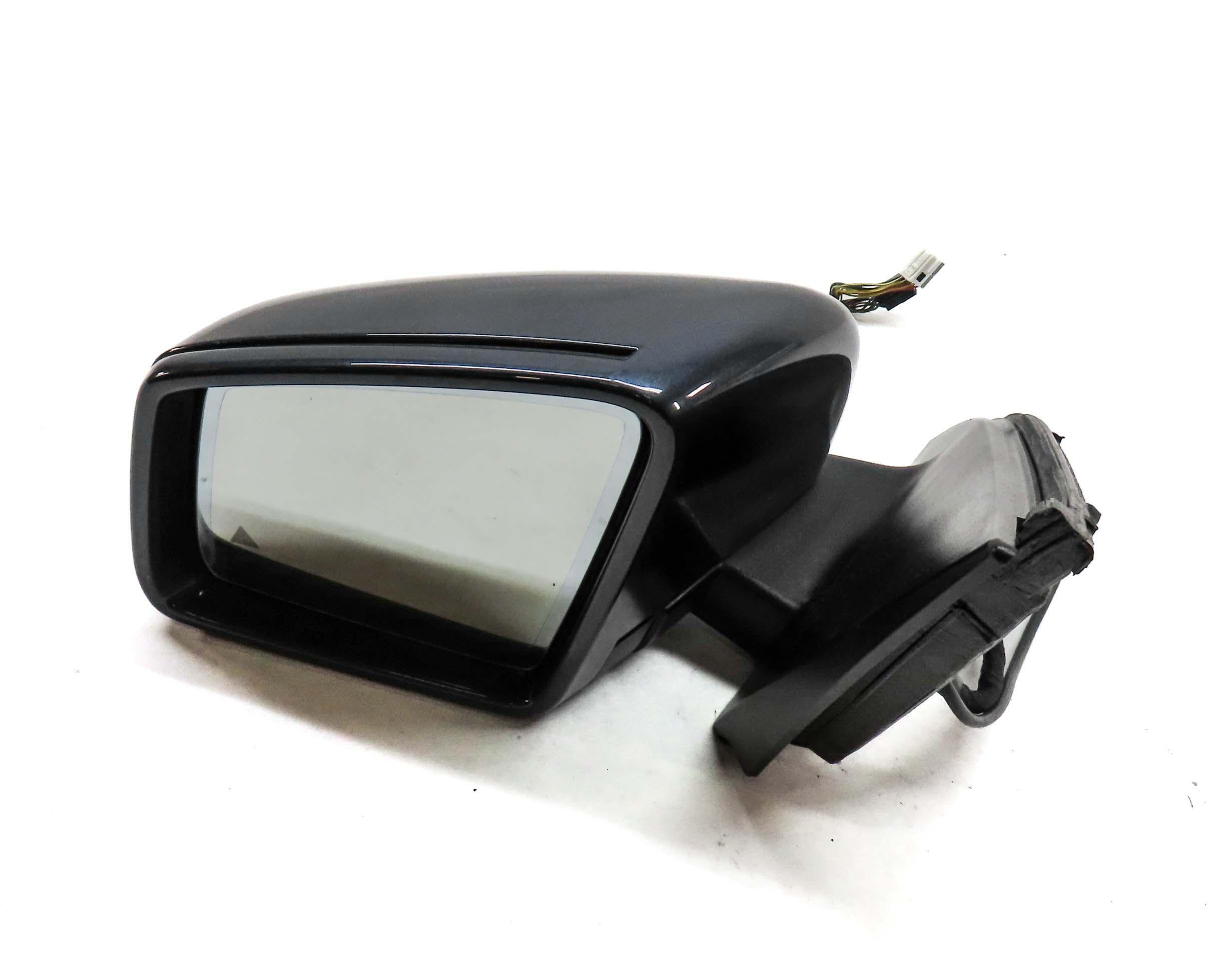 13-16 MERCEDES GL-CLASS (X166) LEFT HEATED AUTODIM CAMERA DOOR MIRROR (GRAY) — exact item pictured
