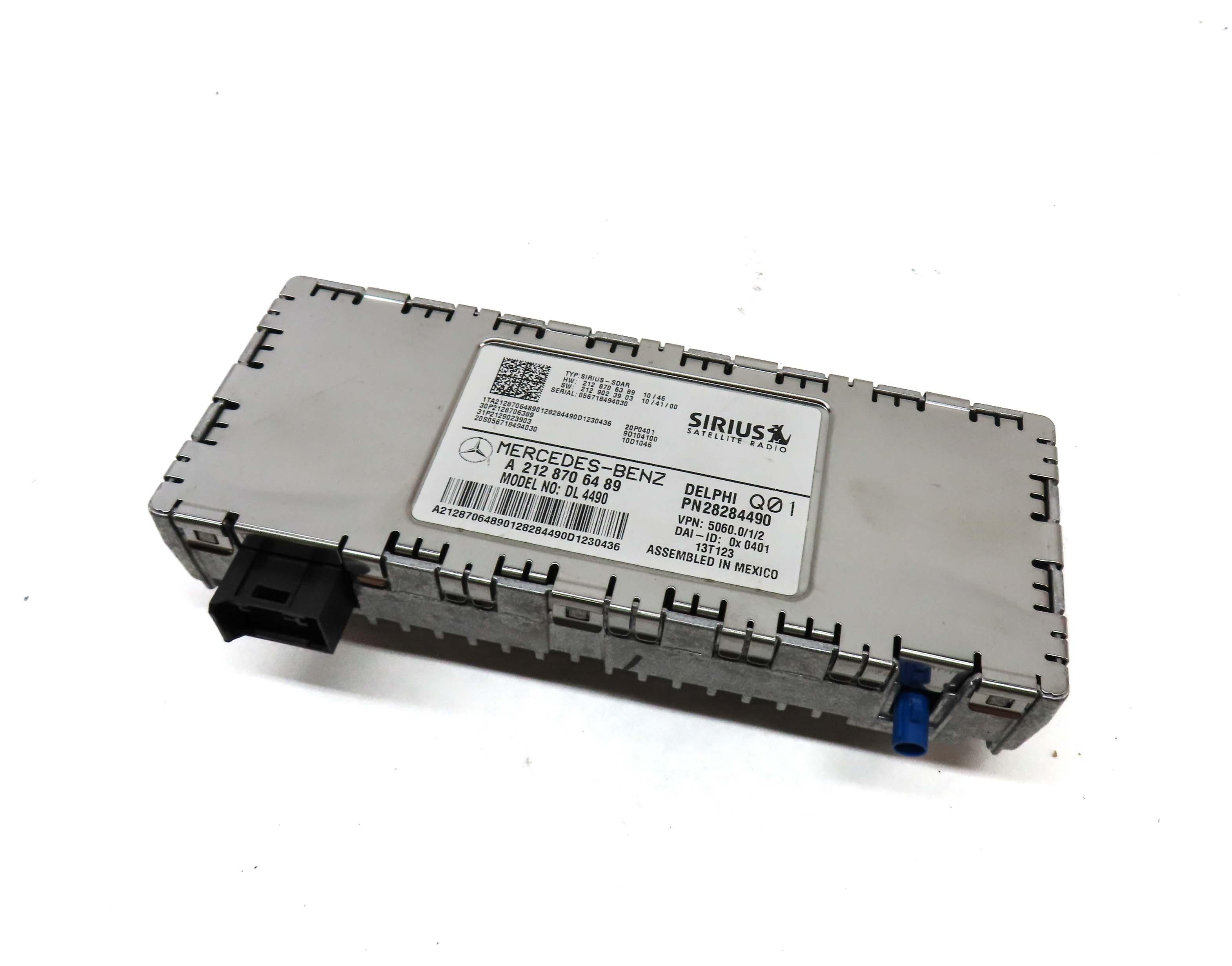 2013 MERCEDES GL450 (X166) SIRIUS SATELLITE RADIO RECEIVER CONTROL MODULE — exact item pictured