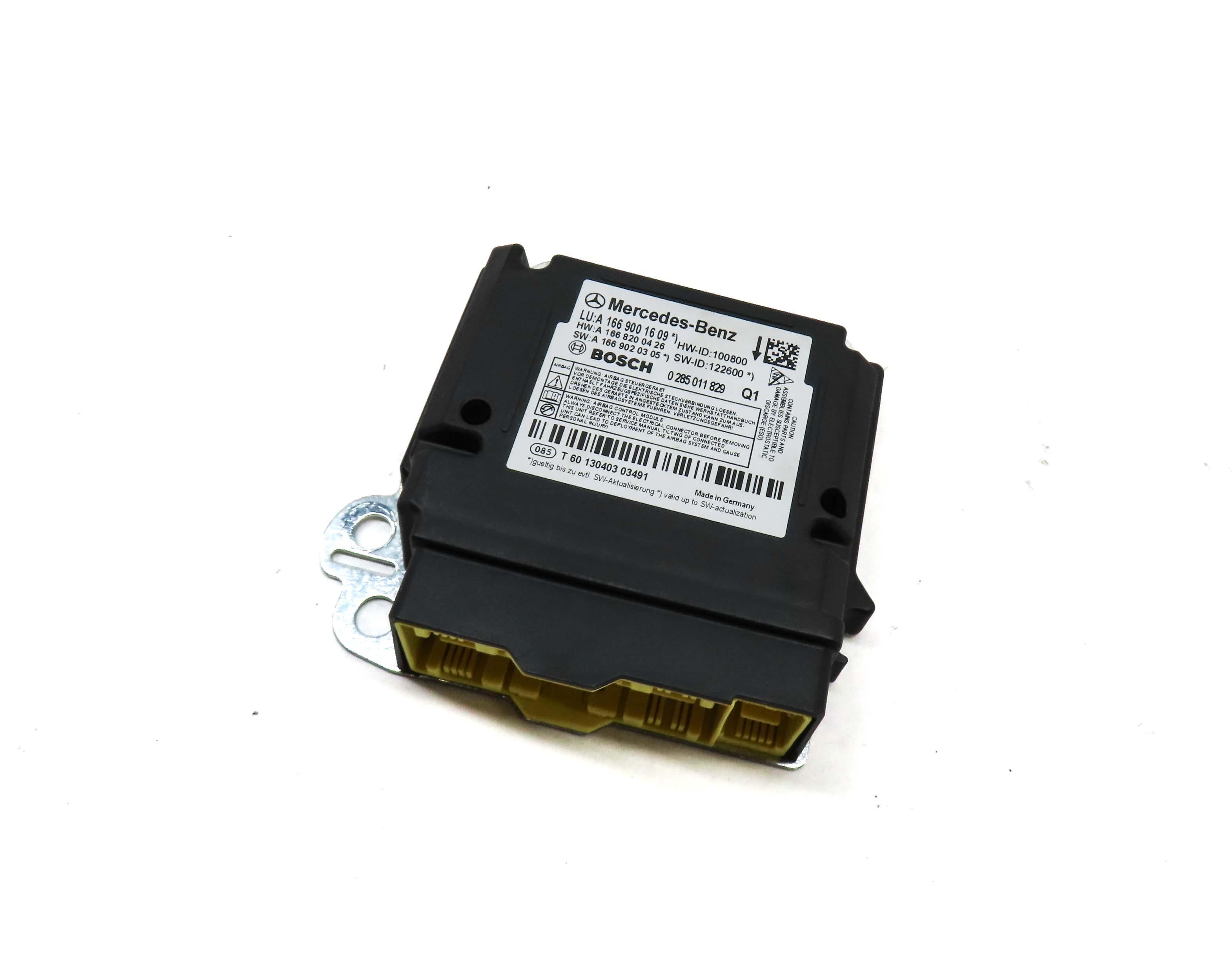 2013-2015 MERCEDES G GL ML CLASS (W166 X166 X463) SRS BAG CONTROL MODULE — exact item pictured