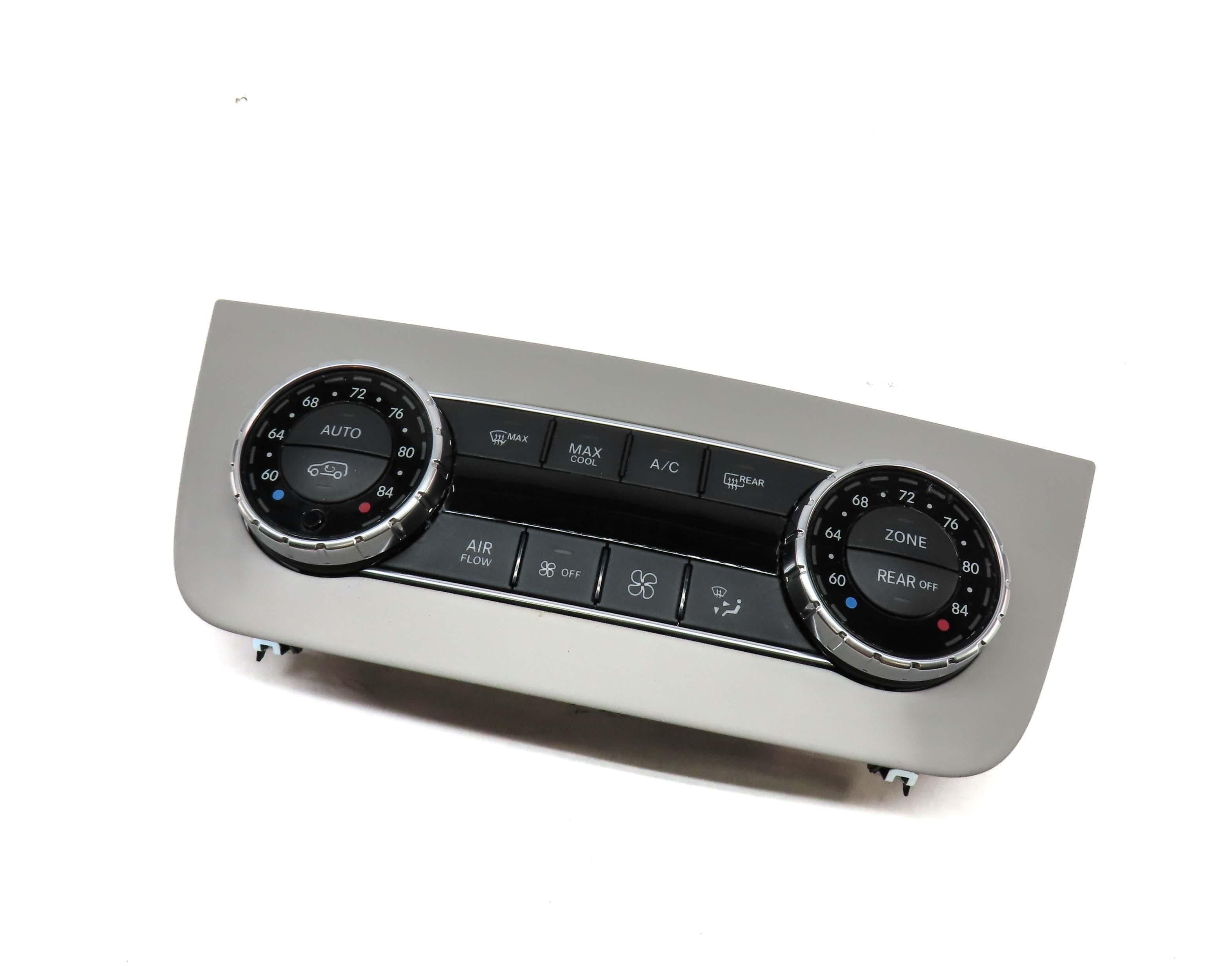 2013 MERCEDES GL350 GL450 GL550 (X166) FRONT HEATER A/C TEMPERATURE CONTROL GRAY — exact item pictured