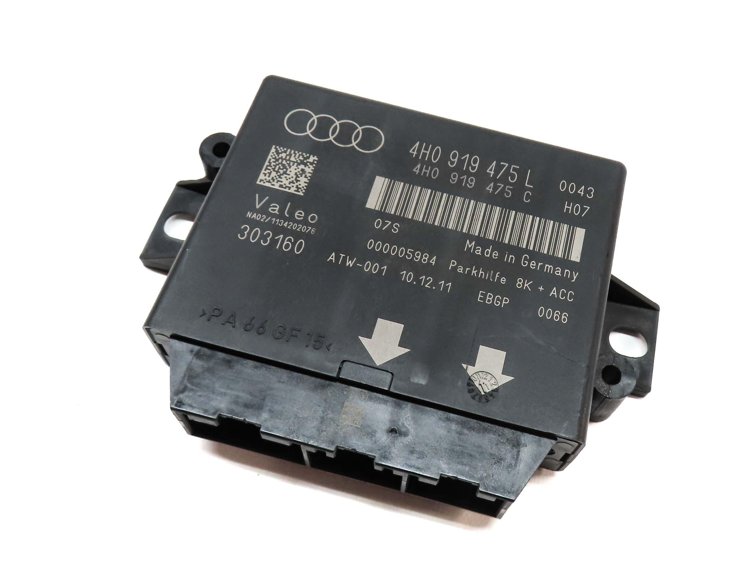 2012 AUDI A6 A7 (C7) PDC PARK ASSIST PARK DISTANCE SENSOR CONTROL MODULE — exact item pictured