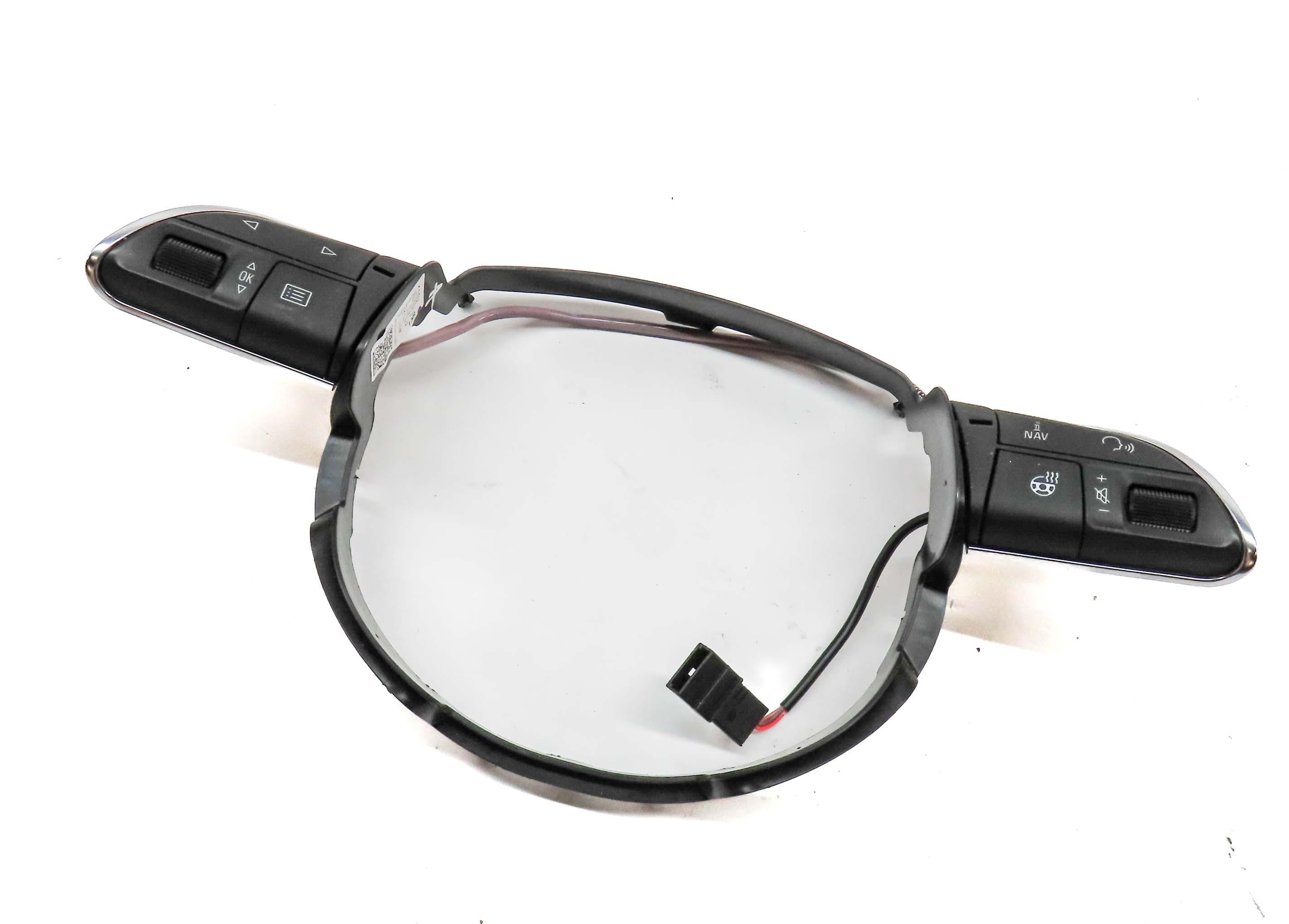 2012 AUDI A6 (C7 4G) LEFT & RIGHT STEERING WHEEL SWITCH BUTTON SET w/ TRIM — exact item pictured