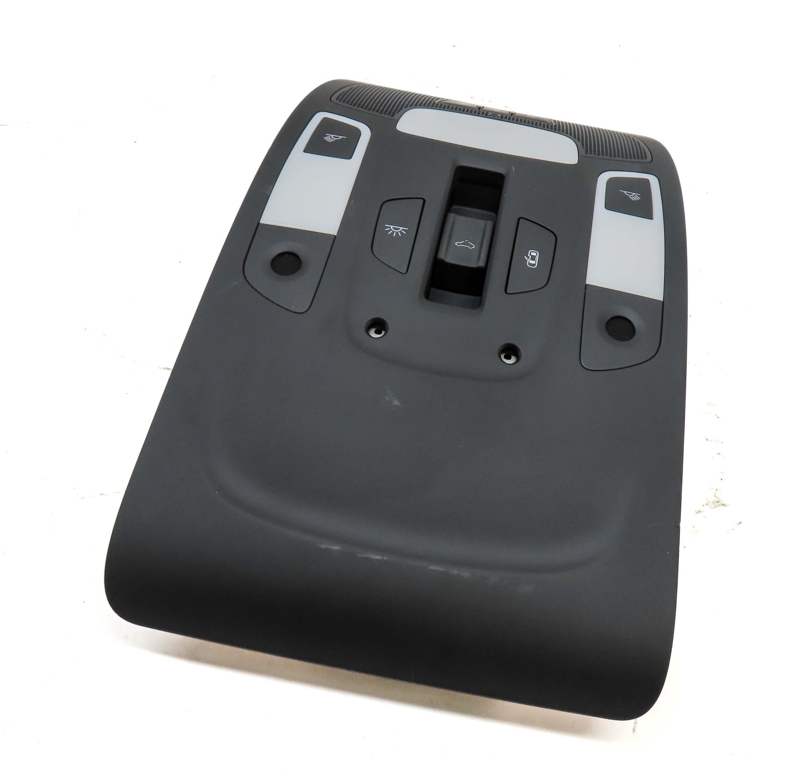 2012 AUDI A6 (C7 4G) FRONT DOMELIGHT MAP READING COURTESY DOME LIGHT LAMP BLACK — exact item pictured