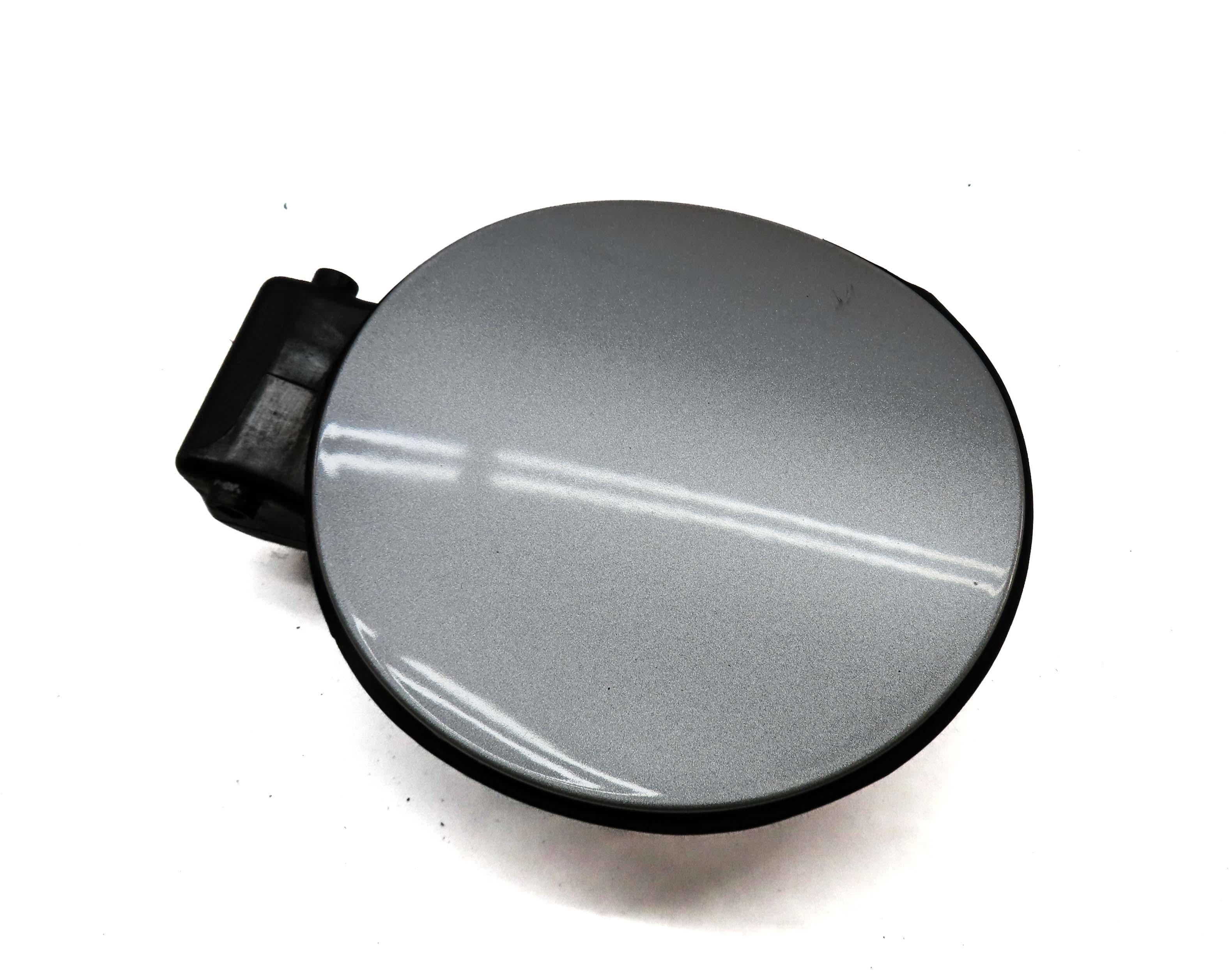 2013-2015 AUDI RS5 (B8 8T) FUEL TANK DOOR HOUSING w/ LID COVER TRIM (SILVER) — exact item pictured