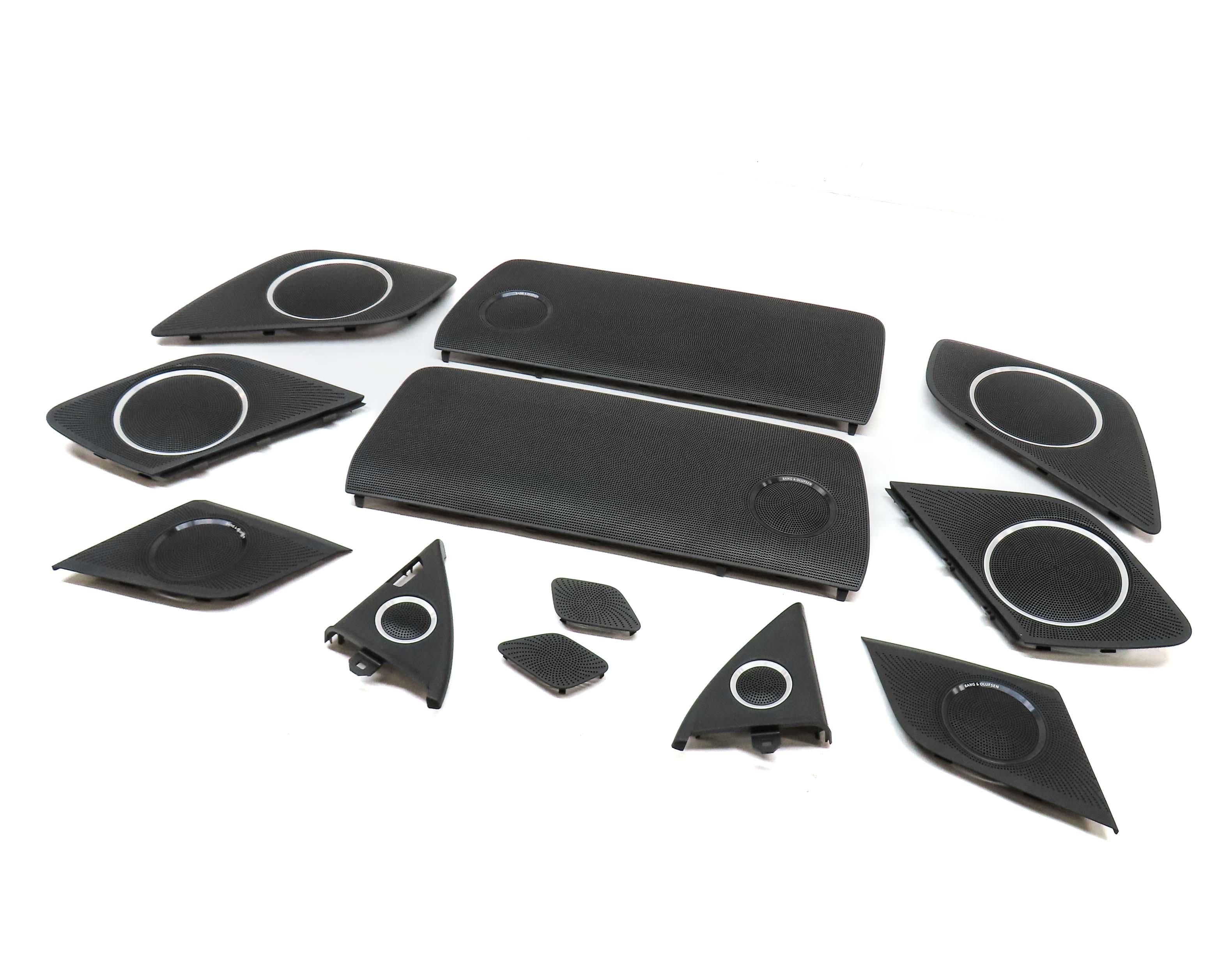 2014 AUDI RS5 (B8 8T) BANG & OLUFSEN AUDIO SPEAKER GRILLE TRIM SET-12 — exact item pictured