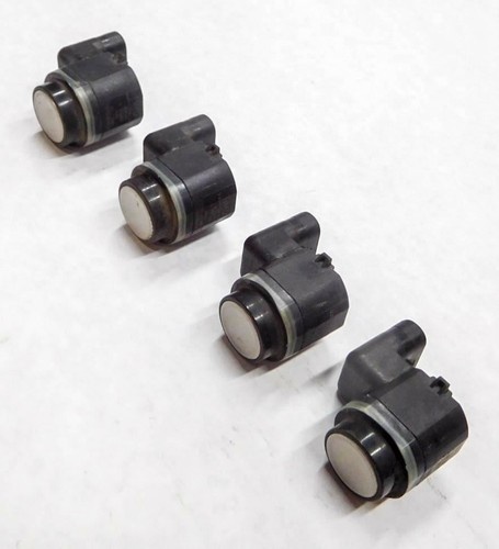 2011 BMW 740i (F01) REAR BUMPER PARK DISTANCE SENSOR SET/4 (CASHMERE SILVER) — exact item pictured