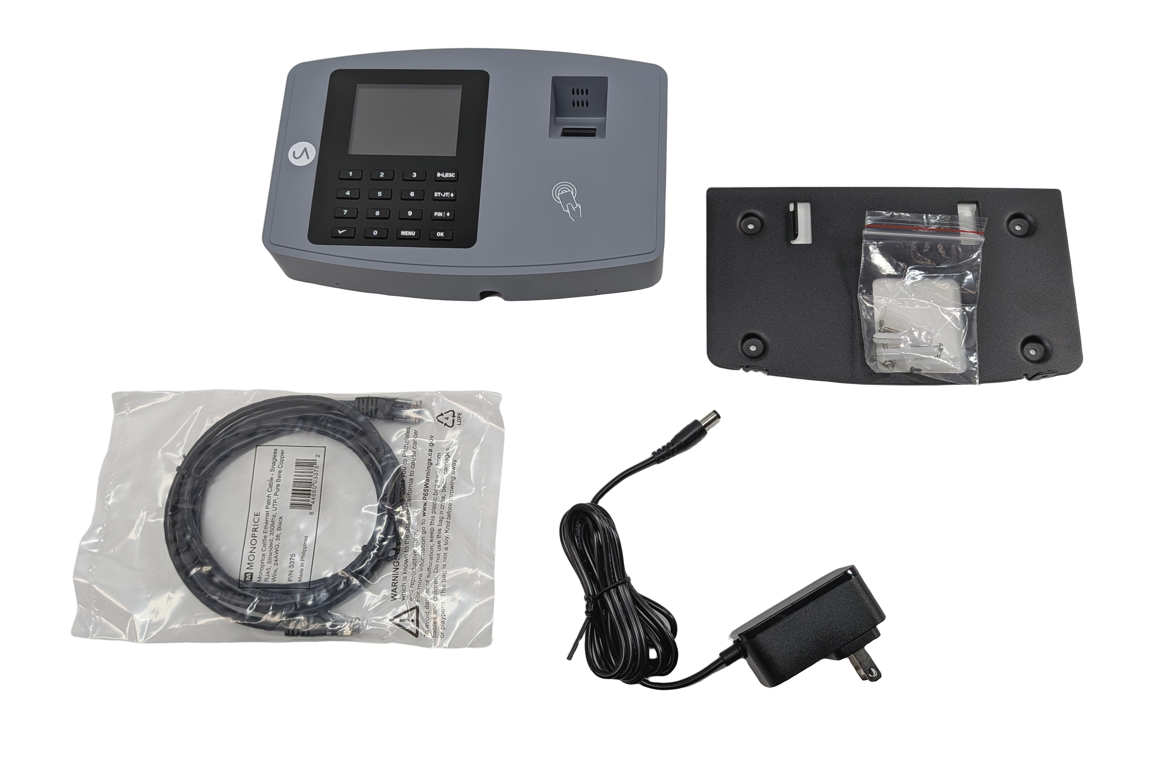 UATTEND WORKWELL CLOUD FINGERPRINT EMPLOYEE TIMECLOCK TIME CLOCK PUNCH **NIB** — exact item pictured