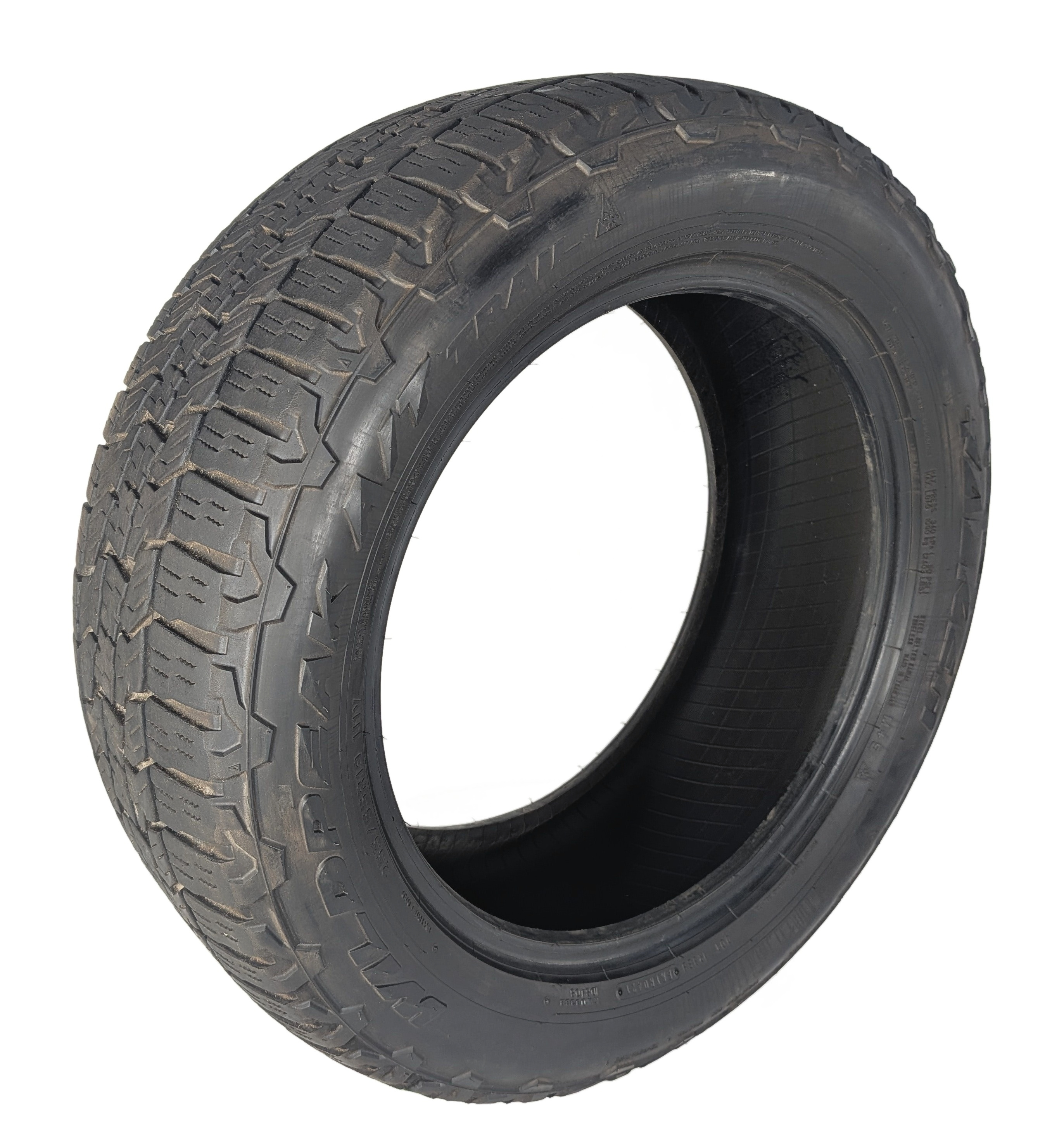 FALKEN WILDPEAK A/T TRAIL 255/55R19 111V ALL TERRAIN 7/32 DOT 0421 TIRE — exact item pictured