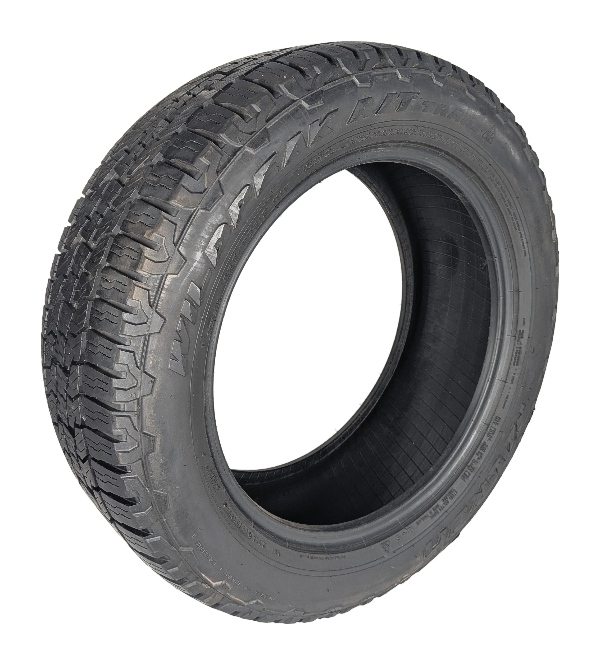 FALKEN WILDPEAK A/T TRAIL 255/55R19 111V ALL TERRAIN 9/32 DOT 3821 TIRE — exact item pictured