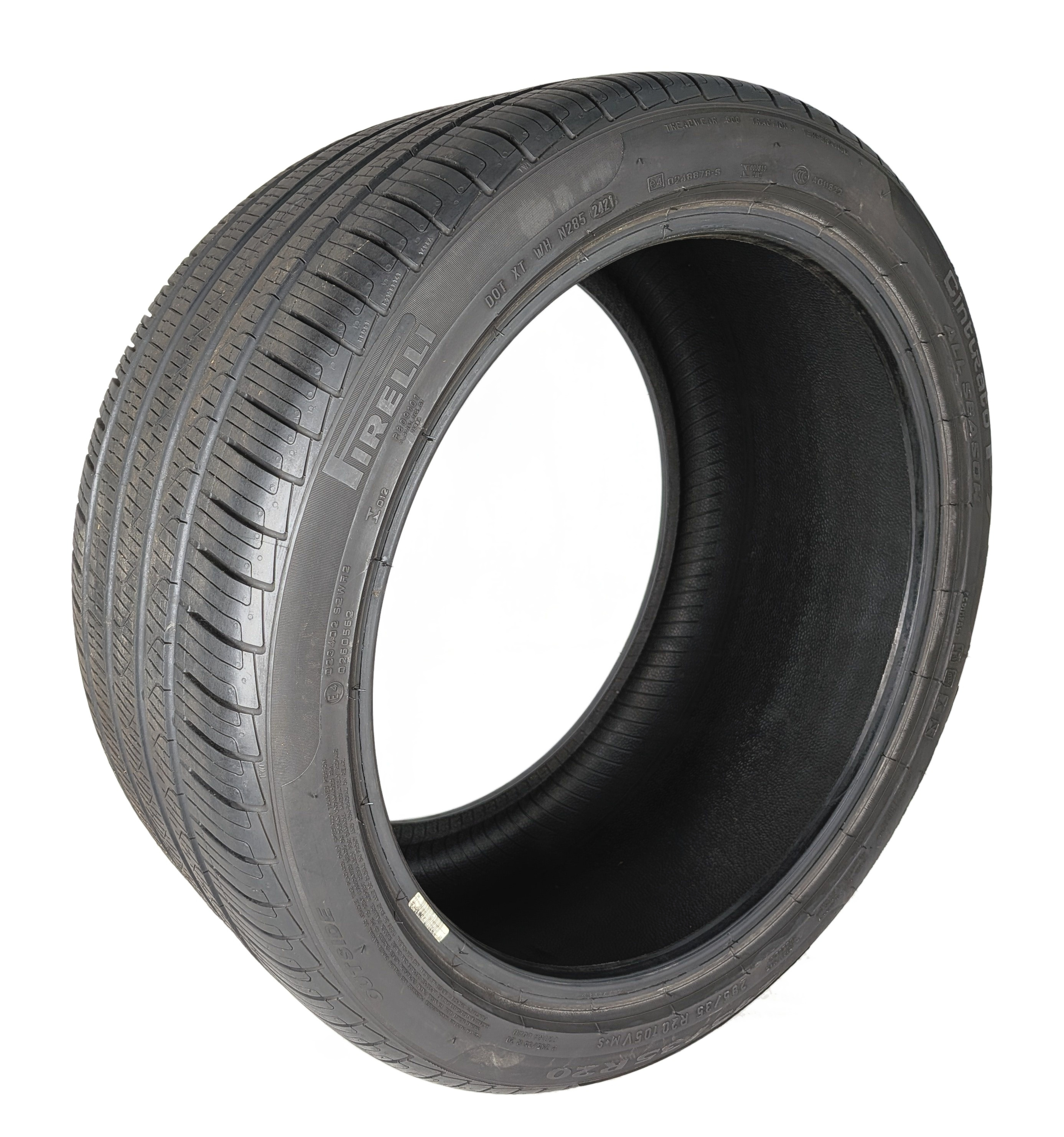 PIRELLI CINTURATO P7 ALL SEASON 295/35R20 105V XL N0 7/32 DOT 2421 TIRE — exact item pictured