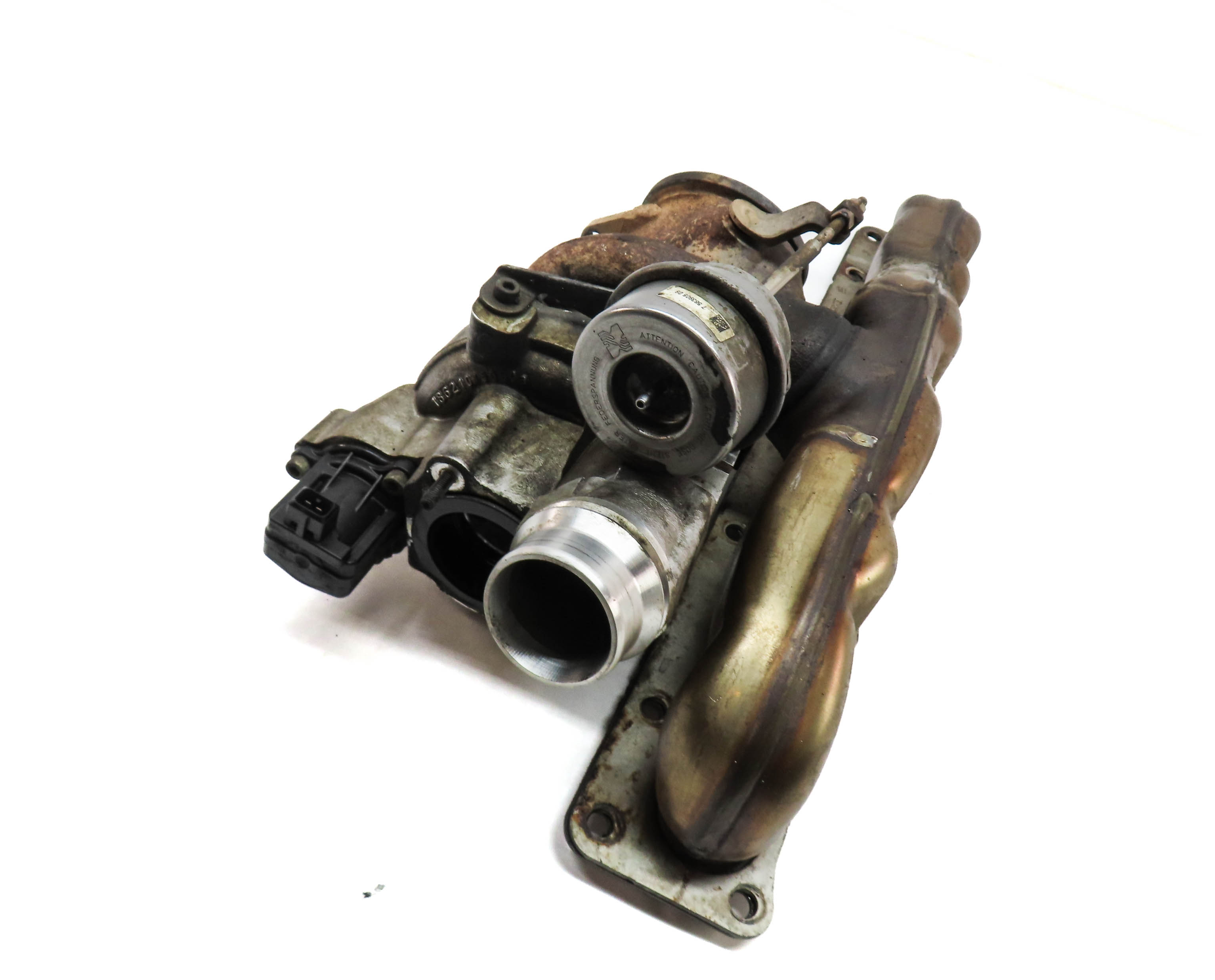 11-15 BMW 535i 535iGT 640i 740i (F01 F06 F07 F10) 3.0L N55 TURBO TURBOCHARGER — exact item pictured