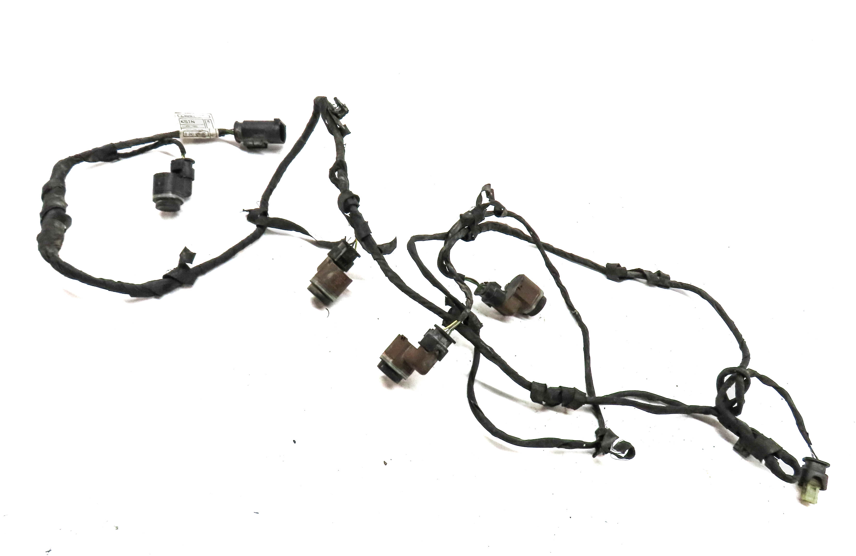 2011 BMW 535Xi (F10) FRONT PARK ASSIST PDC SENSOR SET W/ HARNESS(Gray) — exact item pictured