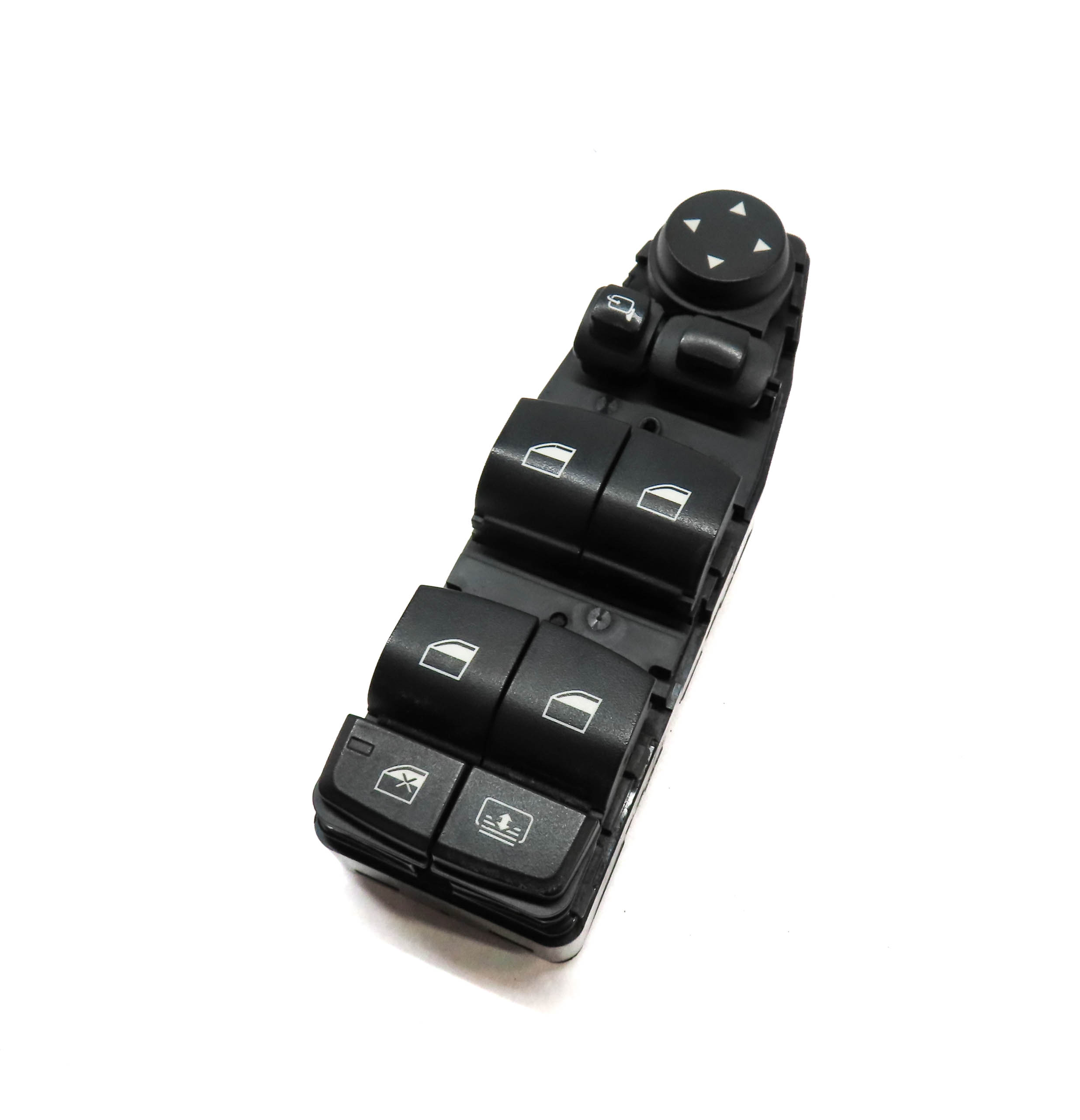 10-19 BMW 5 6 M5 M6 (F06 F10 F12 F13) LEFT DRIVER PFOLD WINDOW SWITCH w/ SHADE — exact item pictured